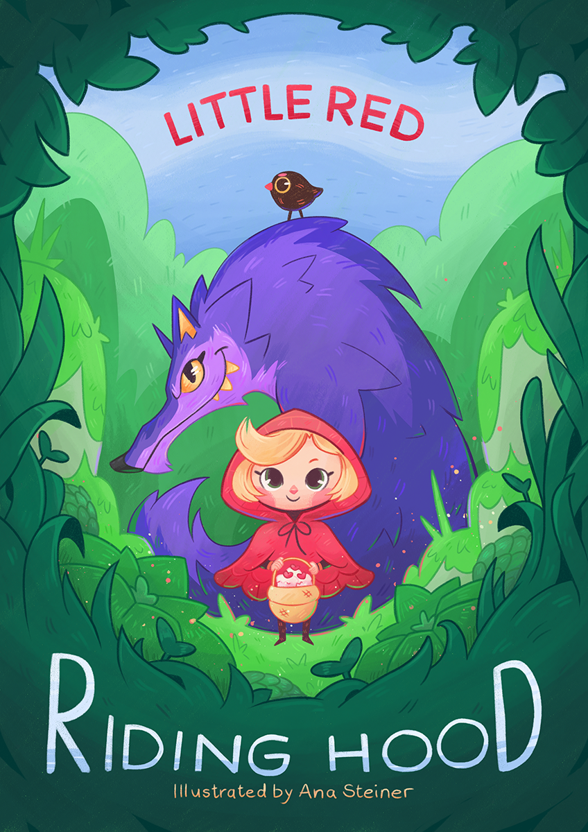 2026 - Little Red Riding Hood picture book cover (Personal project)