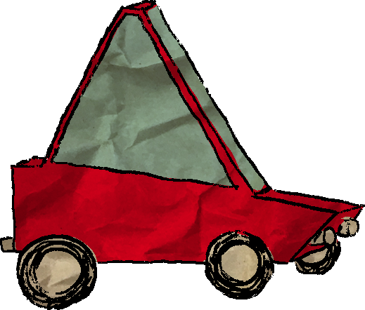 Textured car