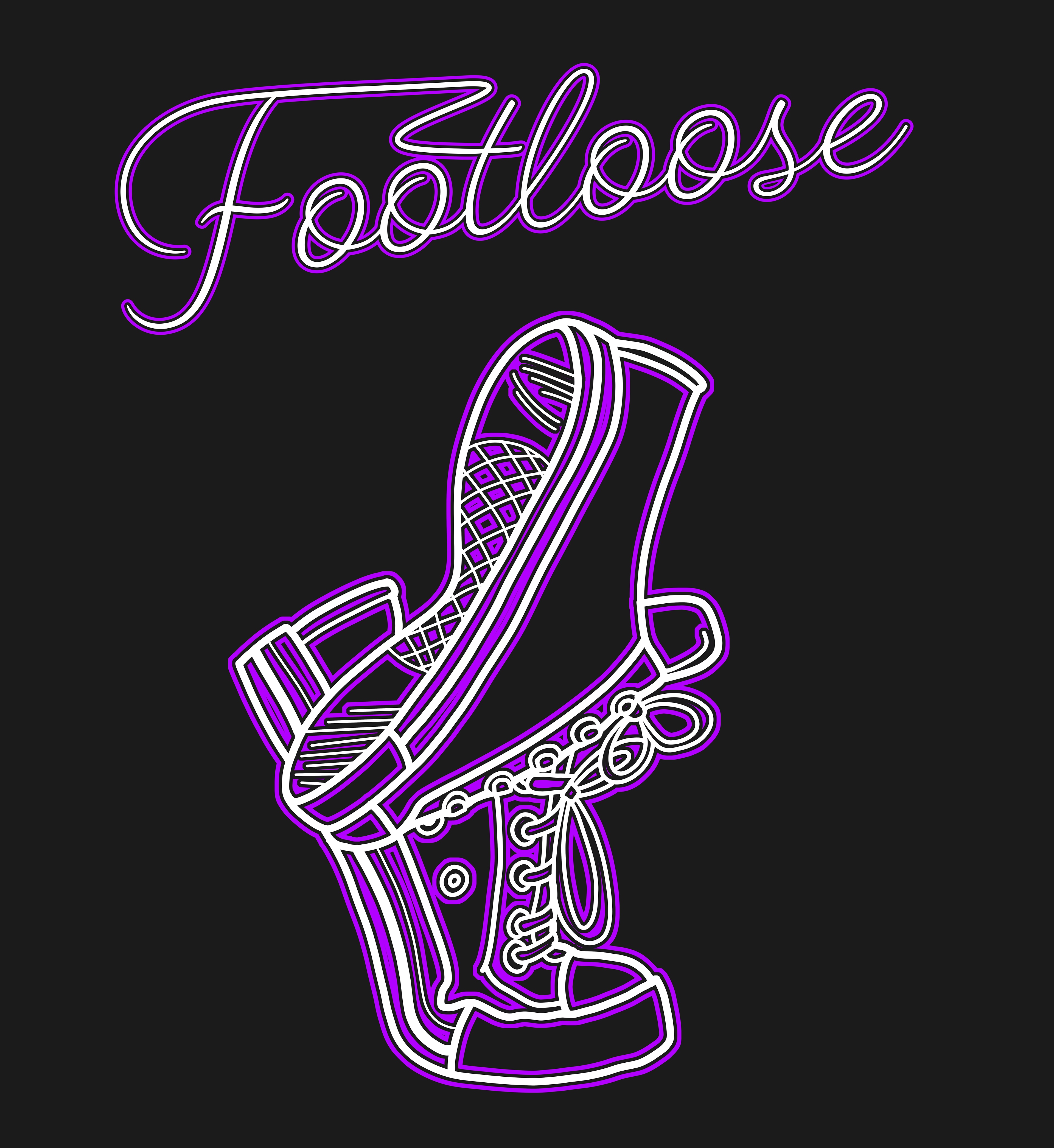 Design for a "Footloose" T-shirt