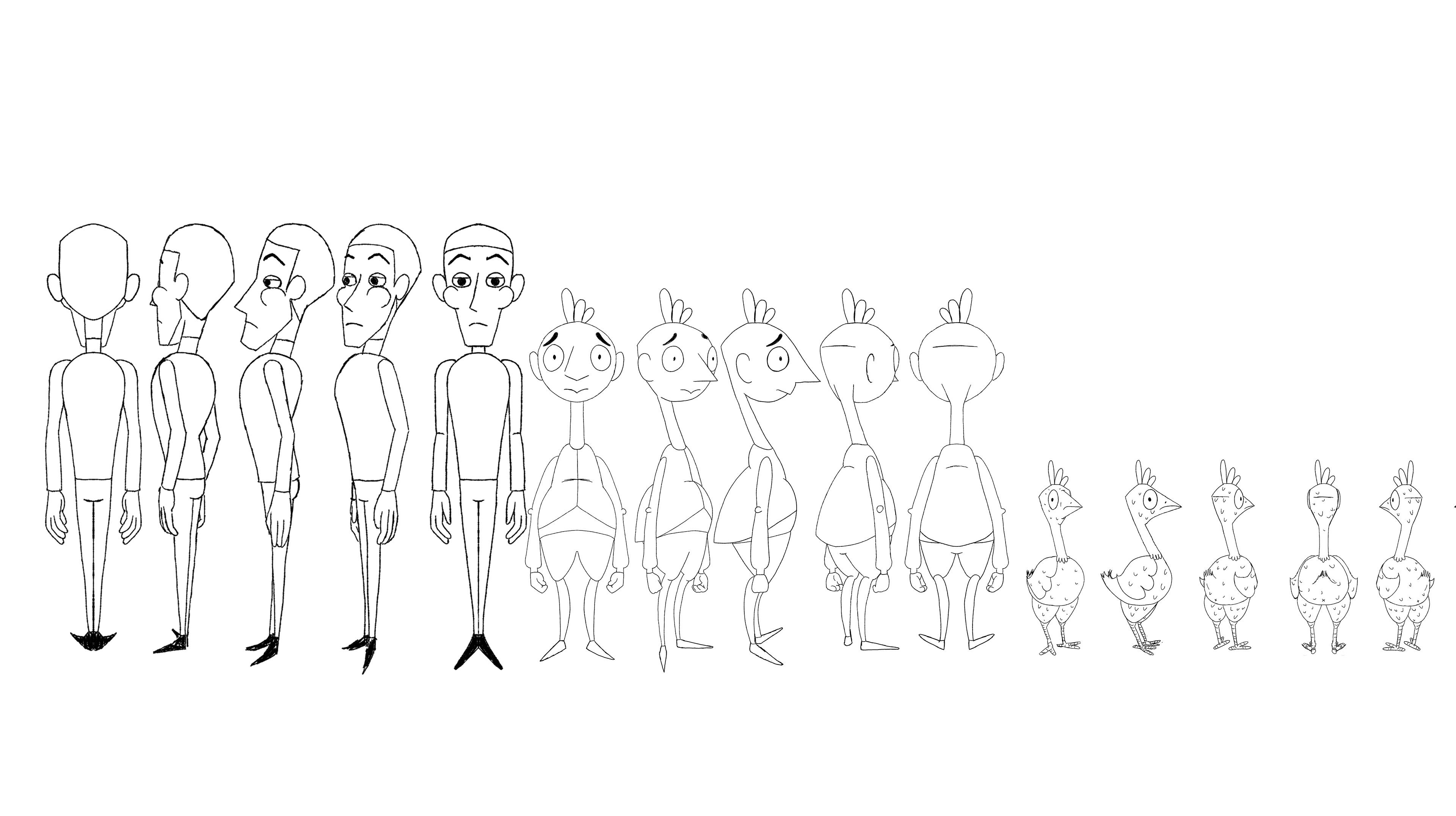 Character turn and Line-up