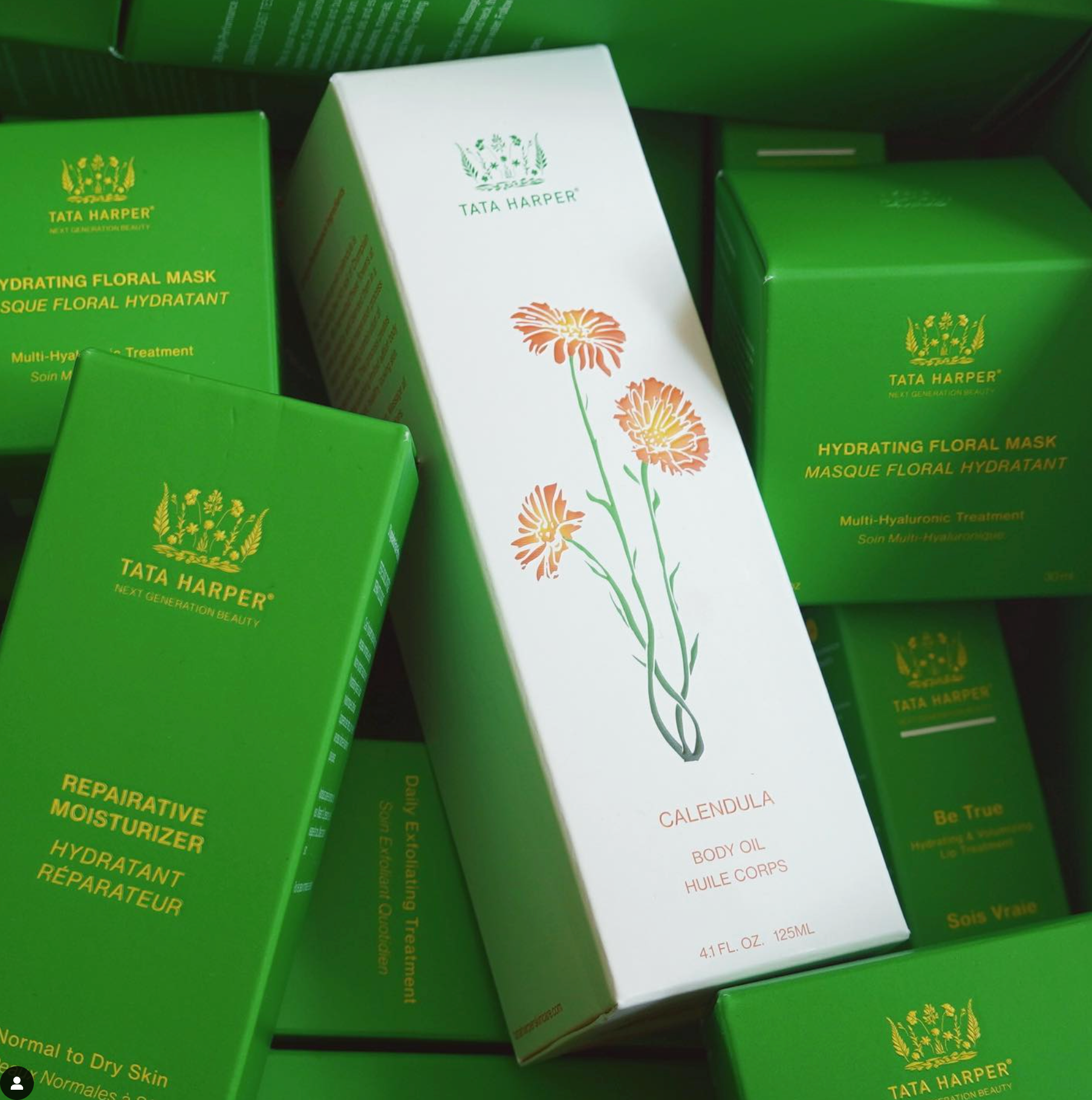 Calendula Body Oil Carton, 2022