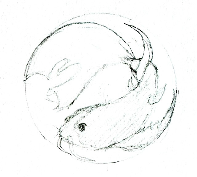 Early sketch of one of the final icons