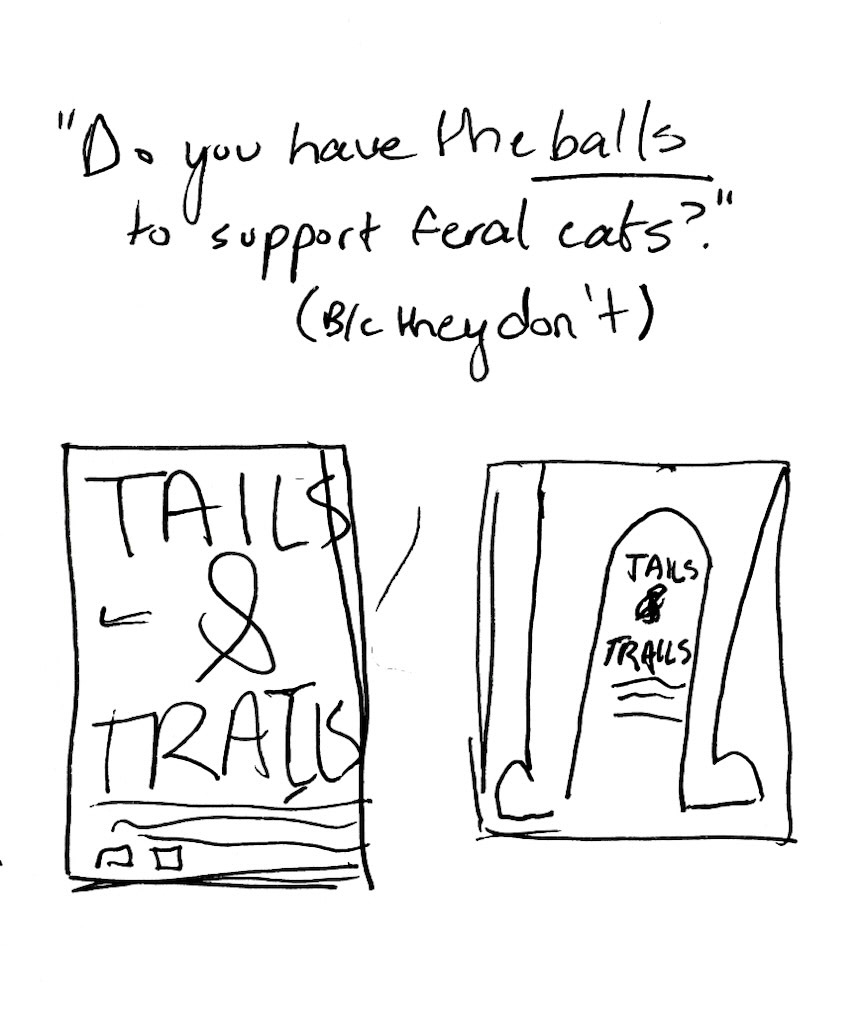 Early sketch of the final promo poster