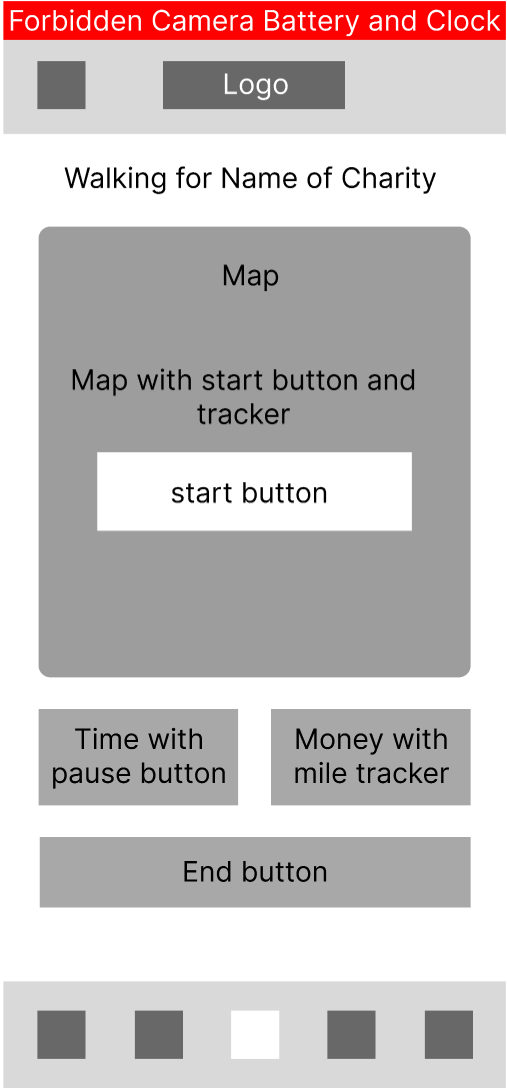 Low-Fidelity Walk Page
