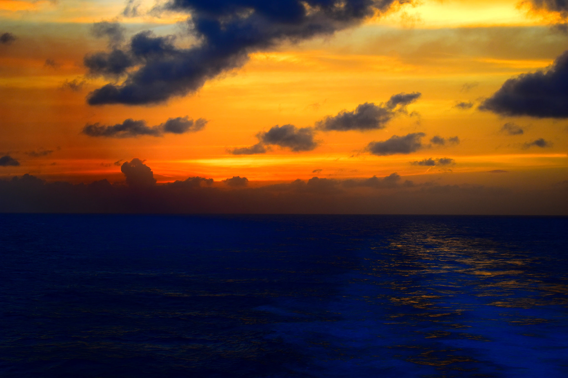 Sunset at Sea
