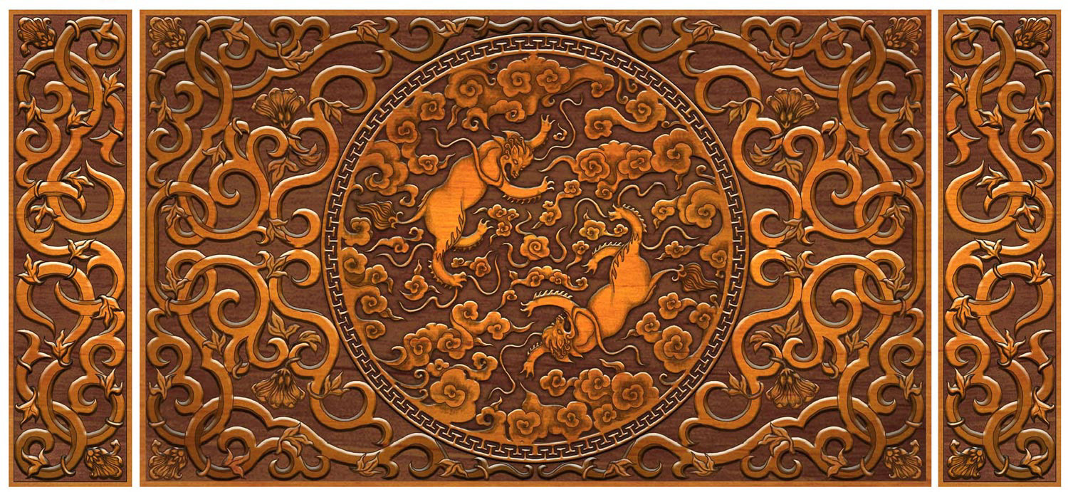 Council Room Carving