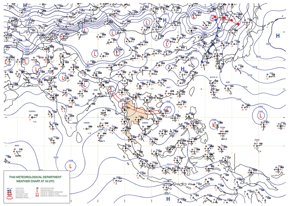 Weather map