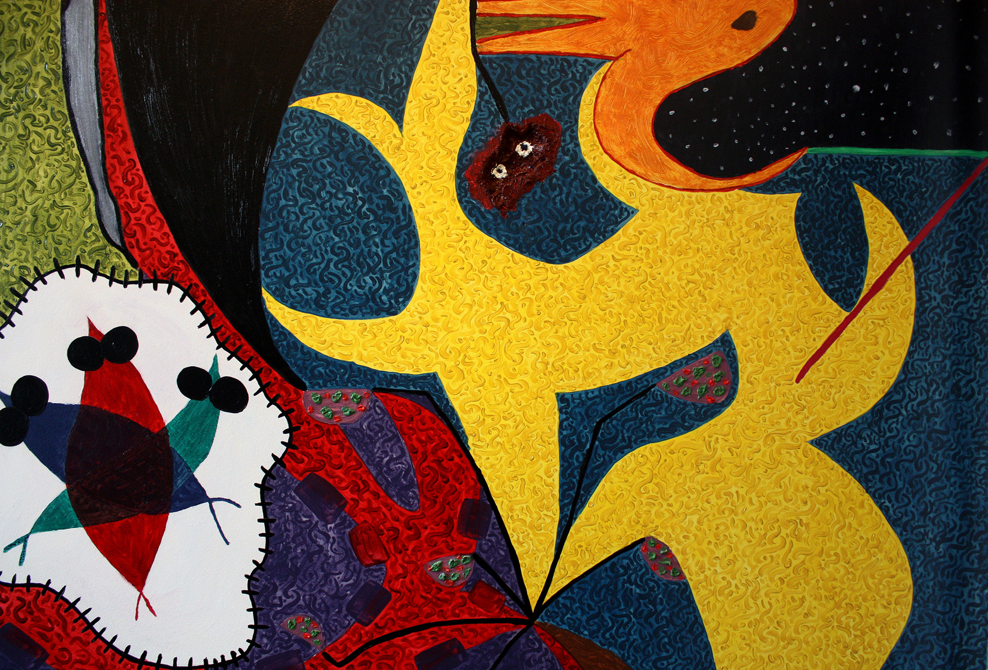 Delirium (fragment) / 2012 / wall art