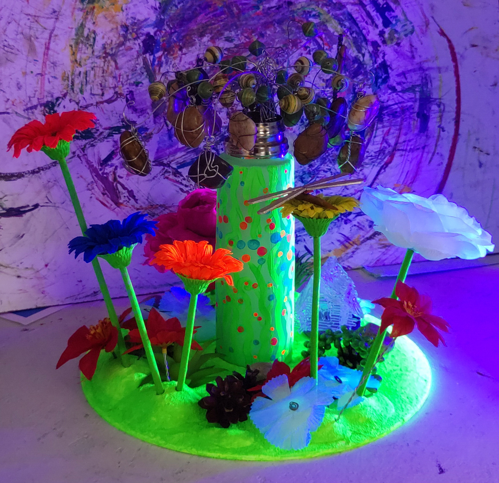 The conspiracy theories' forest / 2023 / recycled materials