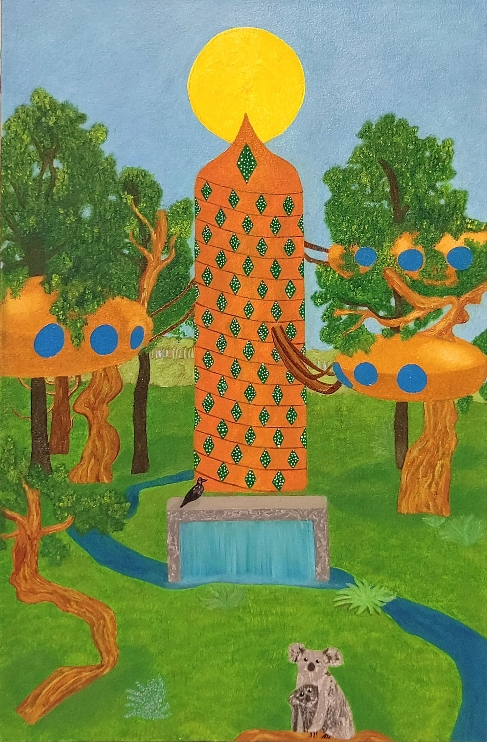 Dimension #K15O994PA009R6D77 / 2023 / acrylics and oil on canvas