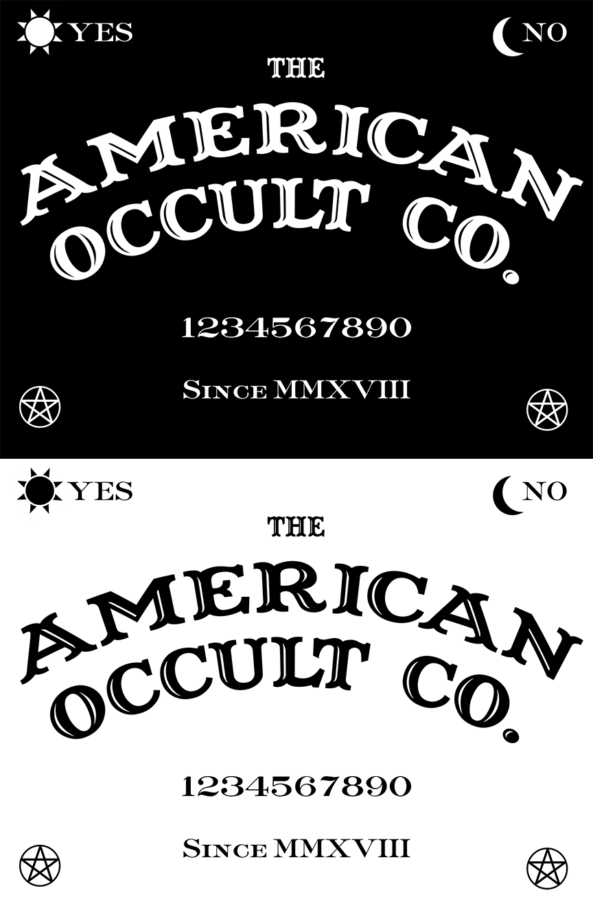 Ouija Board logo for VVITCH