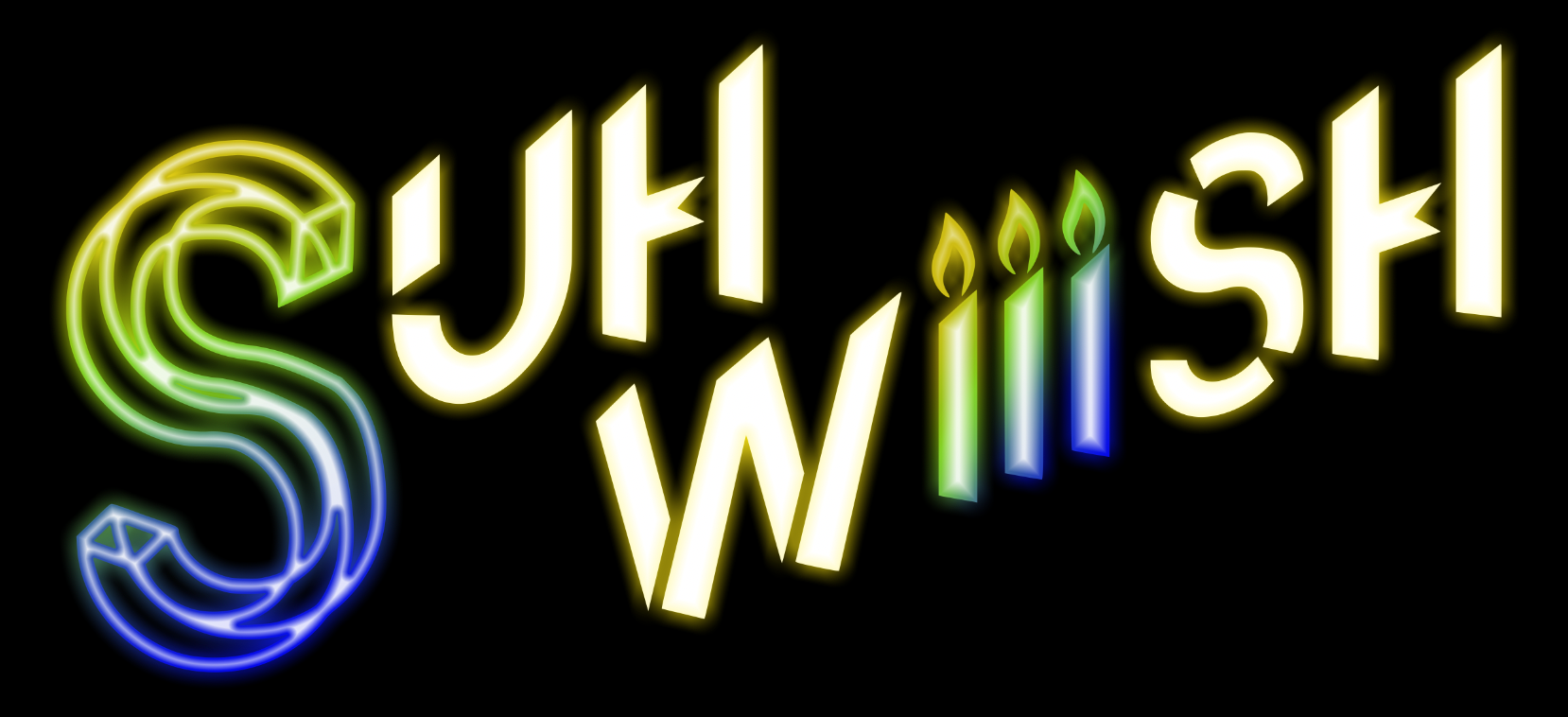 Suhwiiish Neon Logo