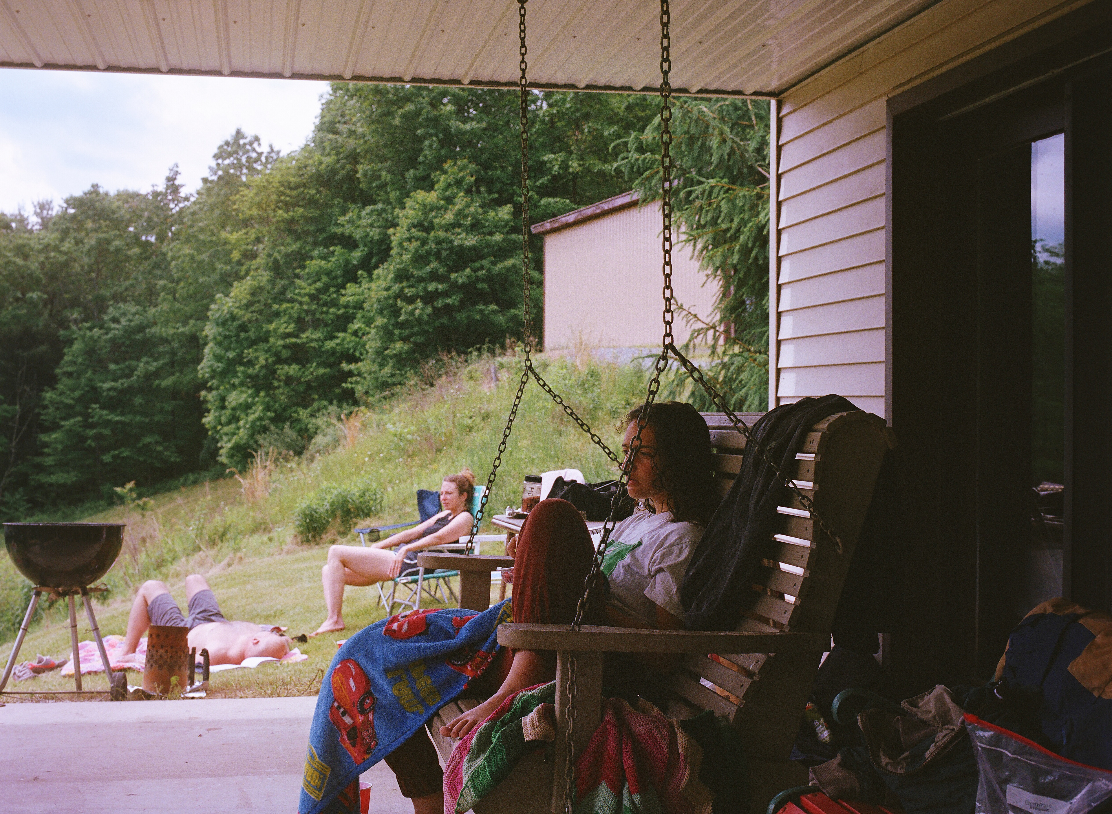 Sarah relaxing