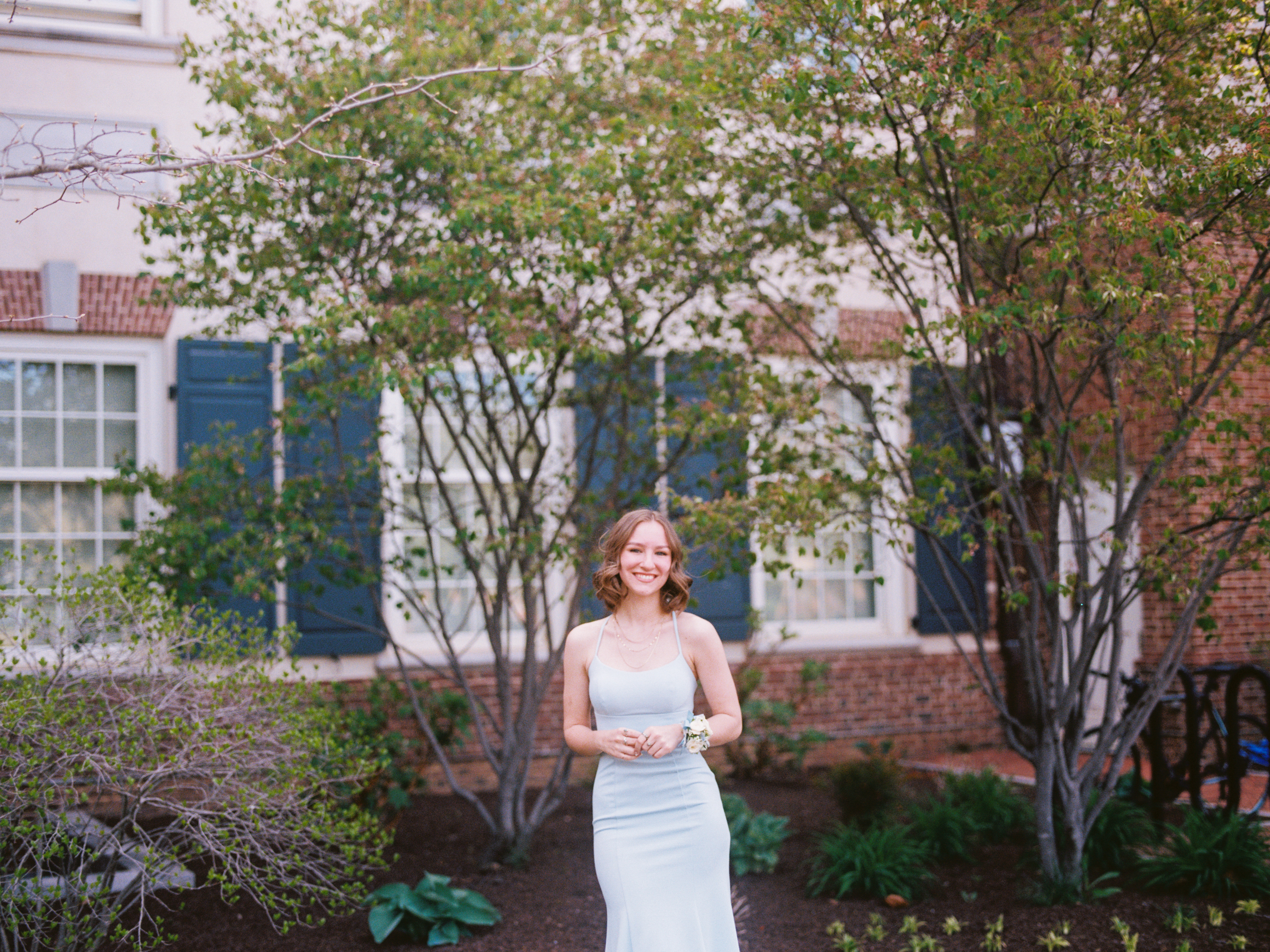 Bella at her prom