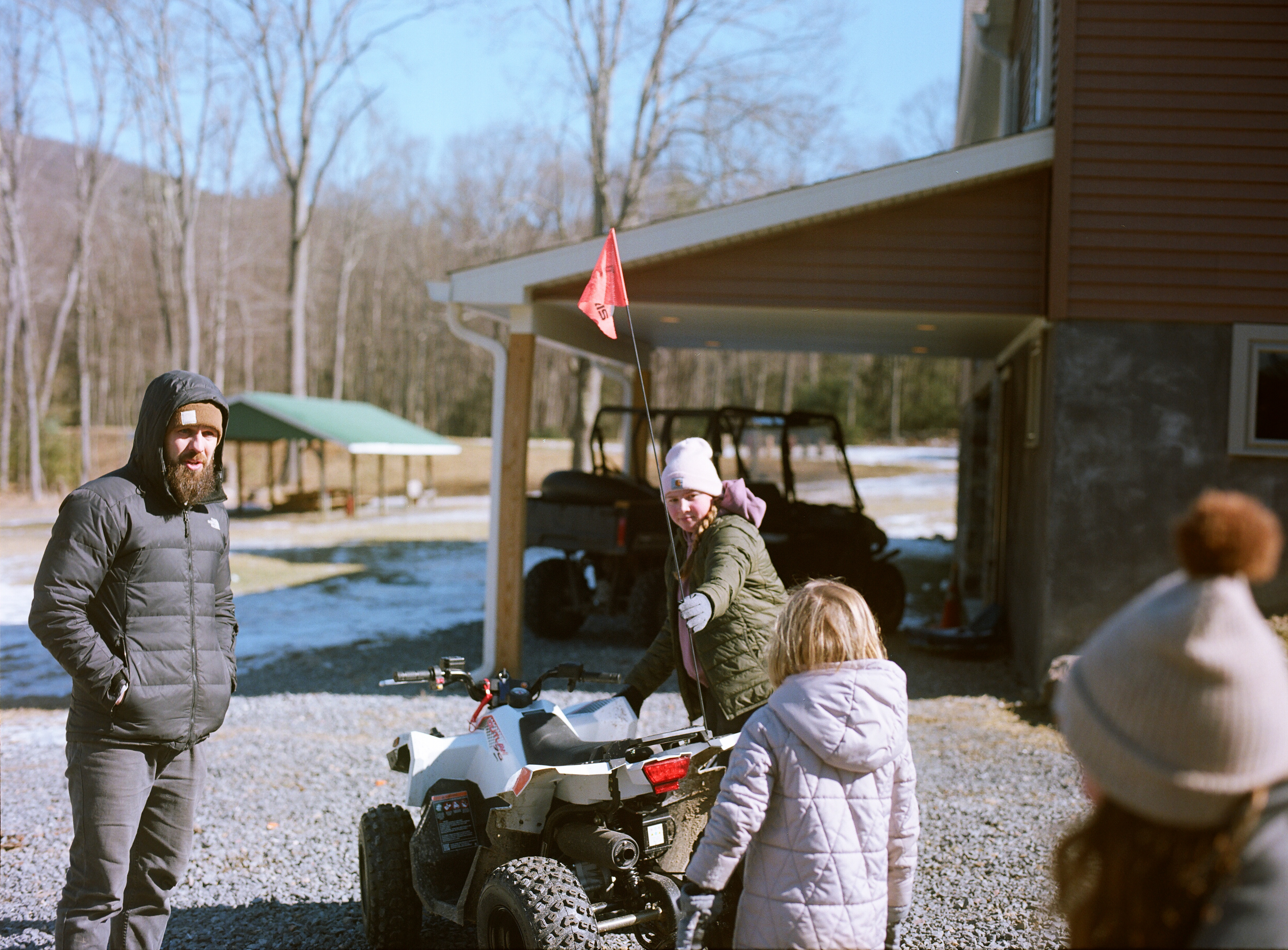 Fourwheelers in the morning