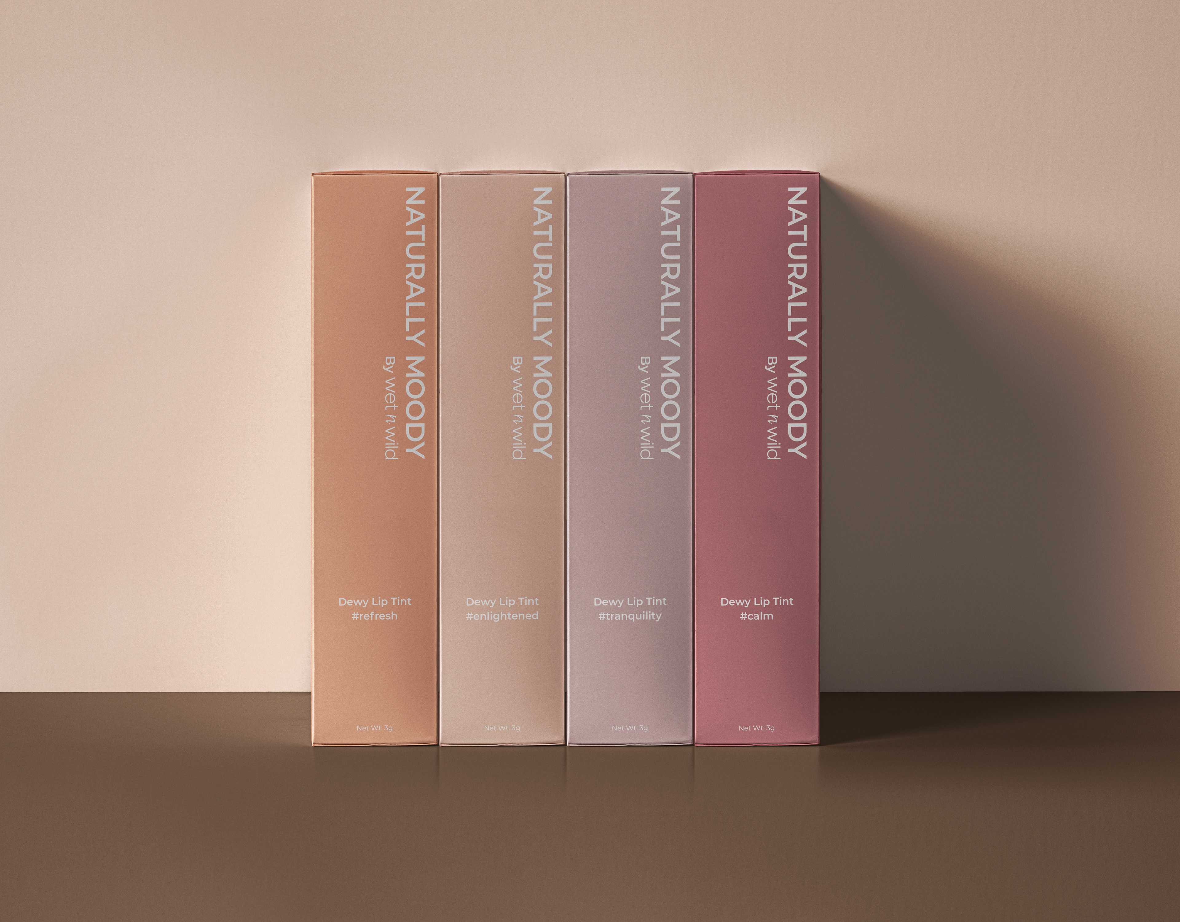Dewy lip tint packaging design