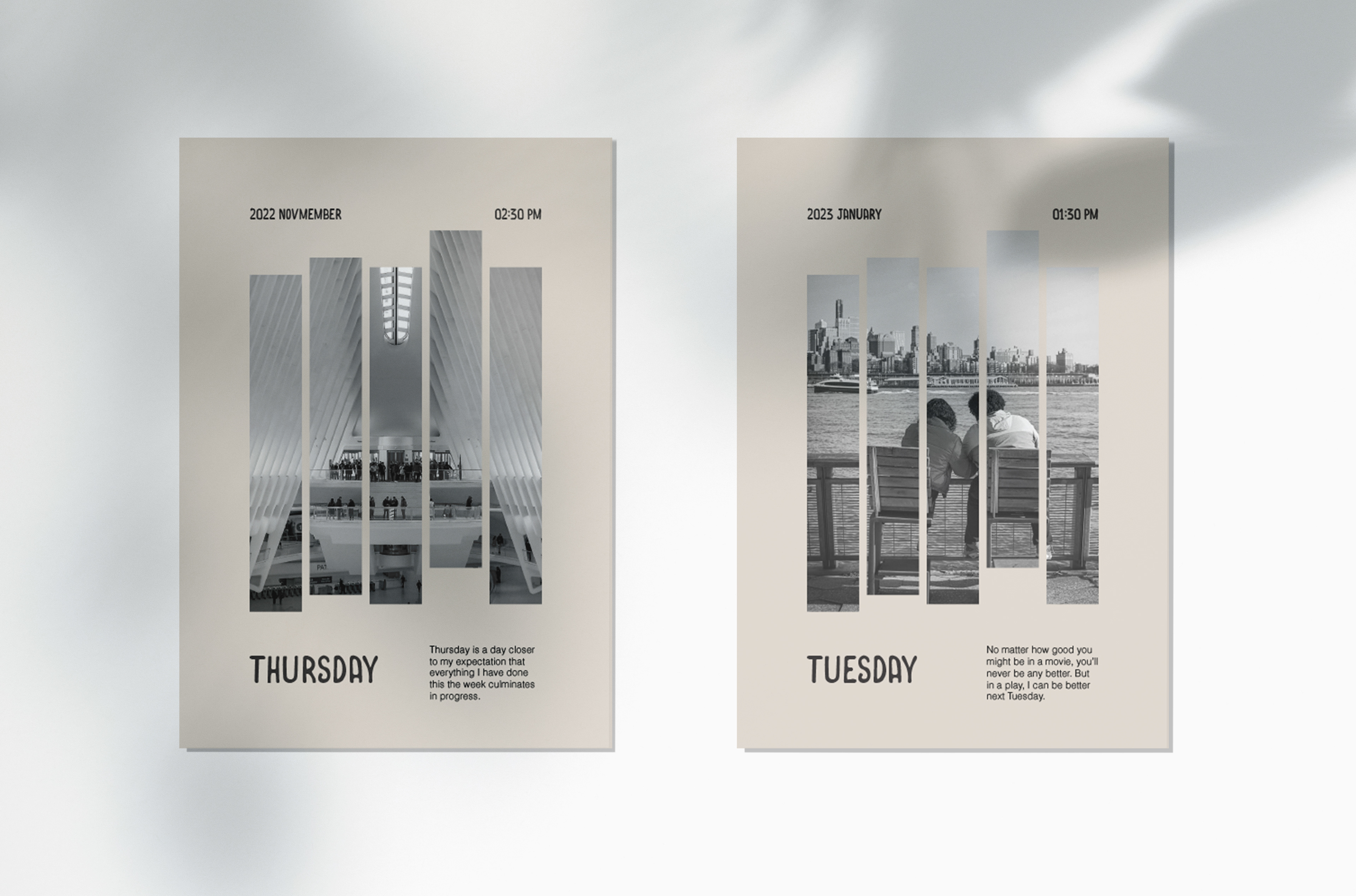 Postcard for Tuesday & Thursday