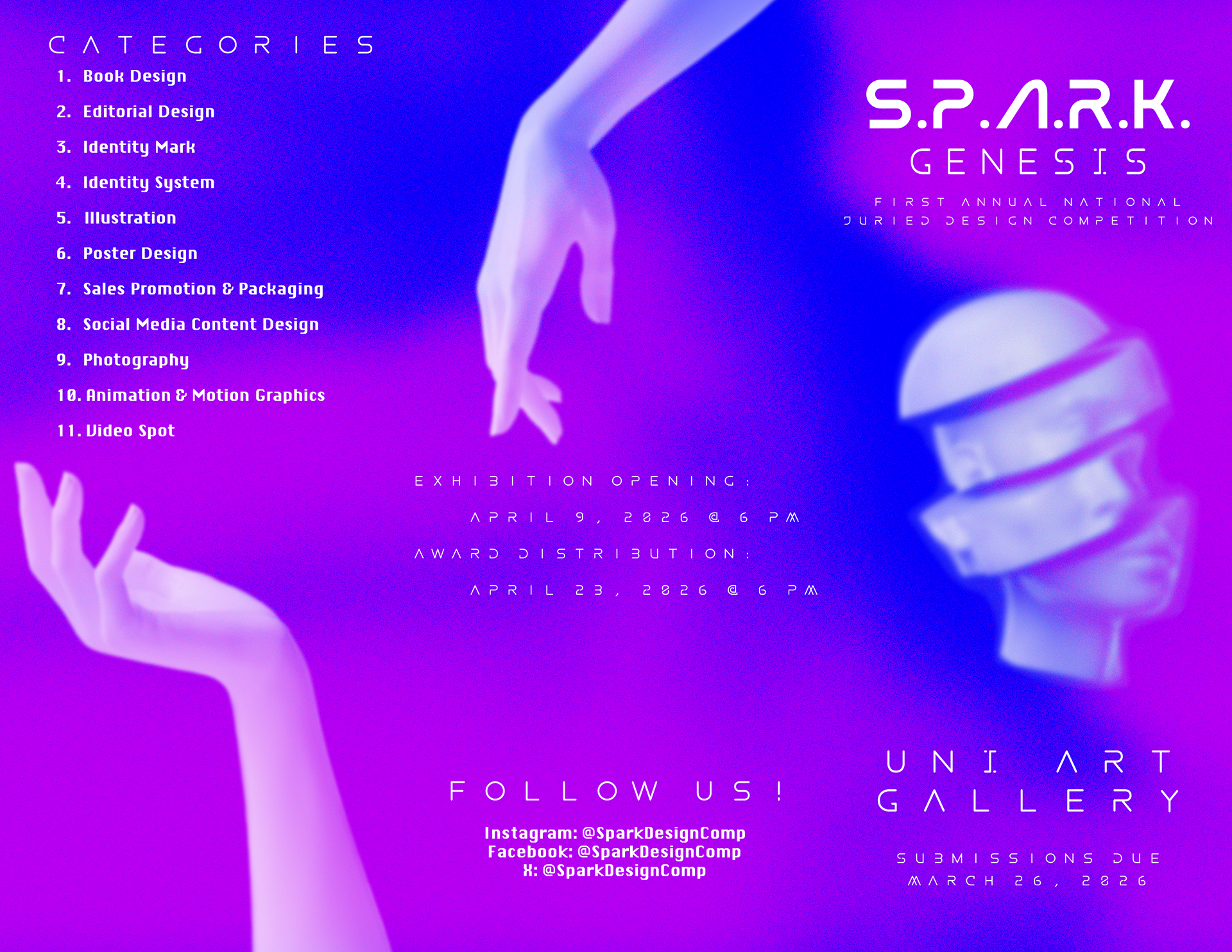 S.P.A.R.K. Design Competition Brochure Outside