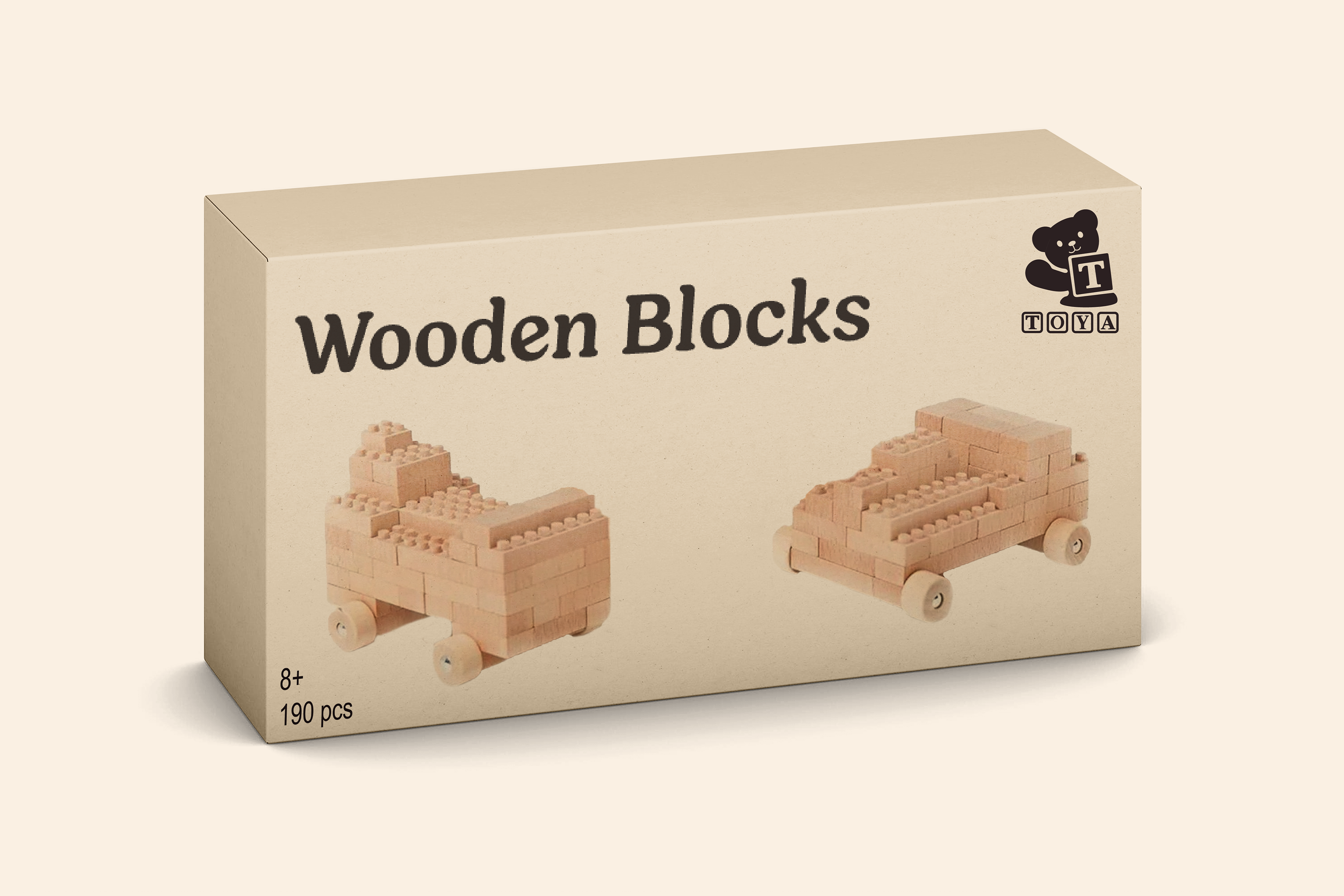 TOYA Wooden Blocks Packaging