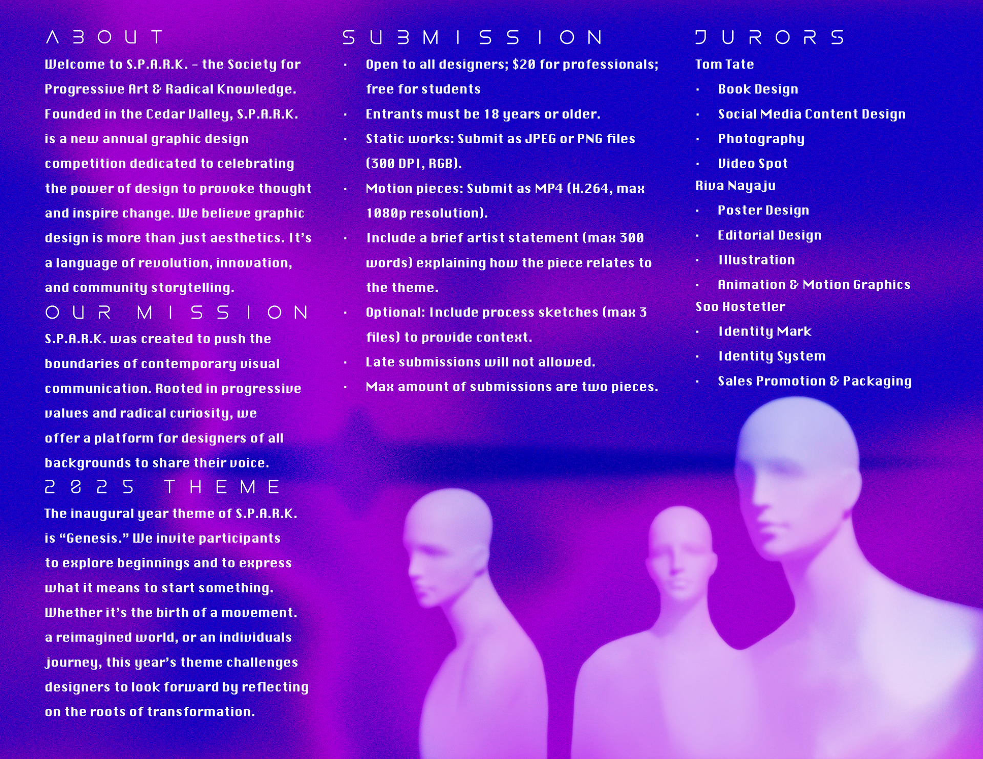 S.P.A.R.K. Design Competition Brochure Inside