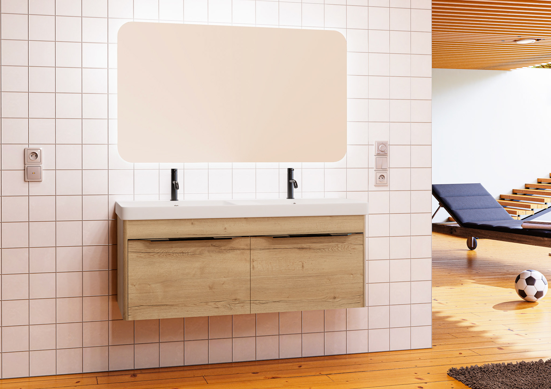 Alicia Mirror 120 and Agata Halifax Furniture 120.