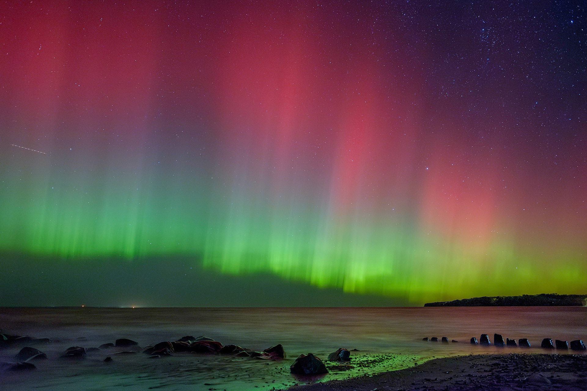Aurora at Herbster Beach