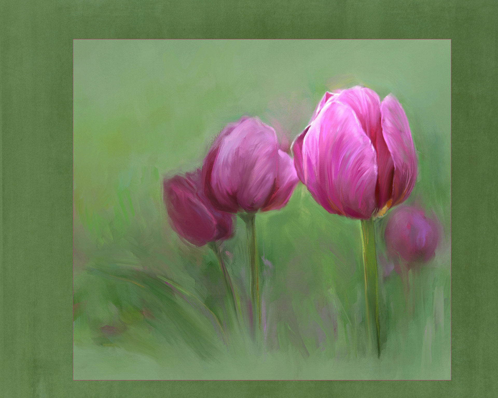 Tulips in the Garden