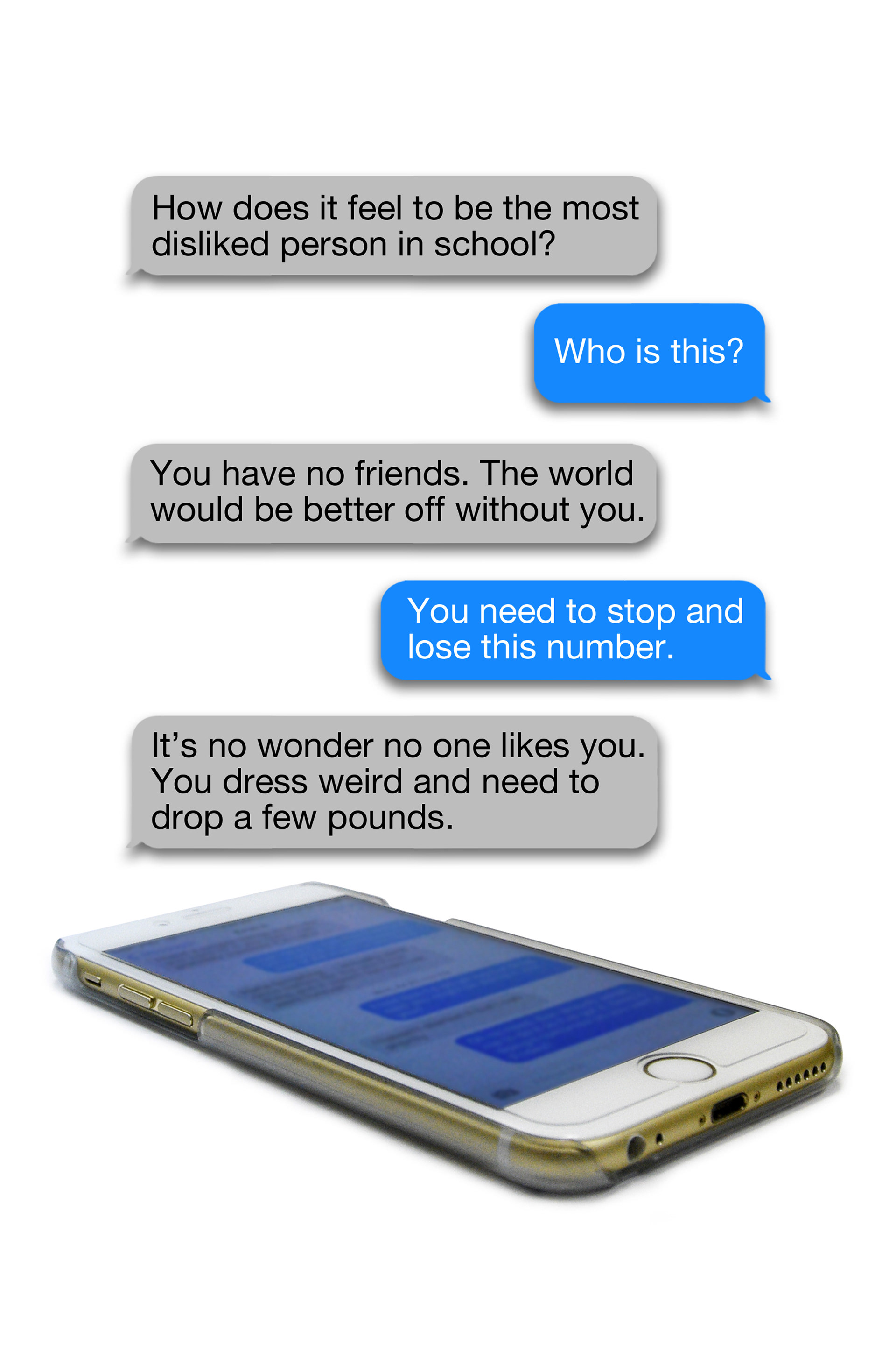 An illustration created for an article on cyberbullying. (Jill PIckett/The News-Enterprise)