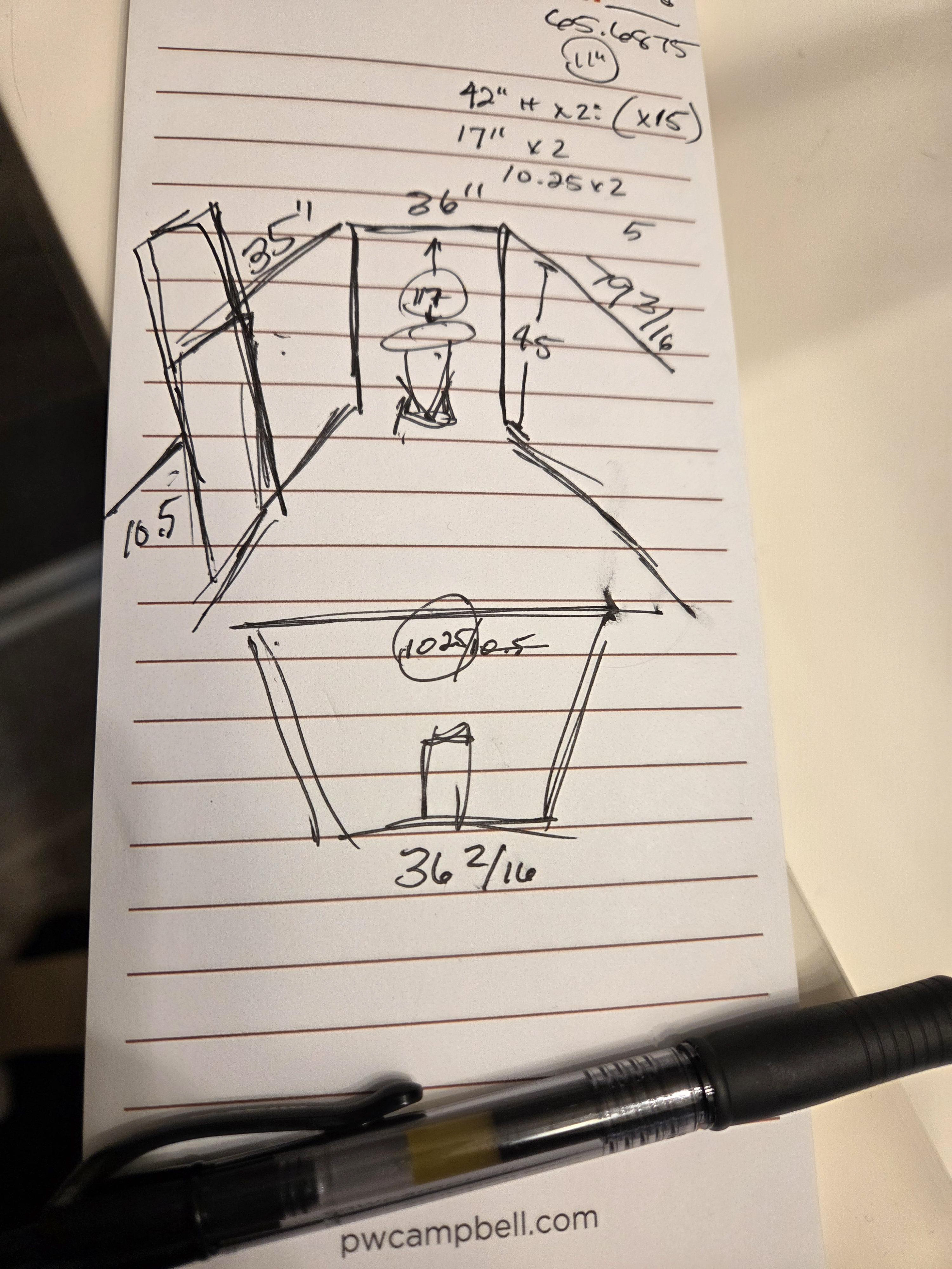 Measure before going to Home Depot