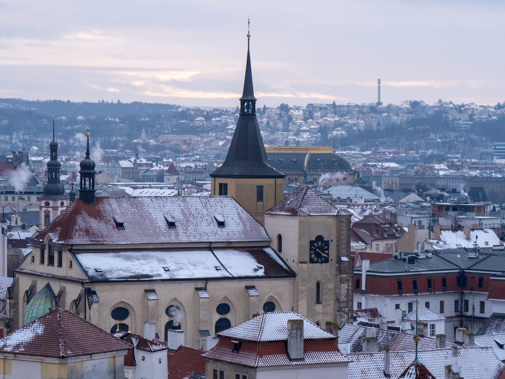 Depuis la tour de l’hôtel de ville