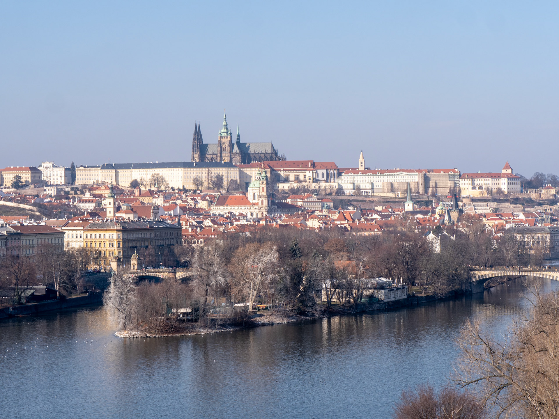 La Vitava et le château