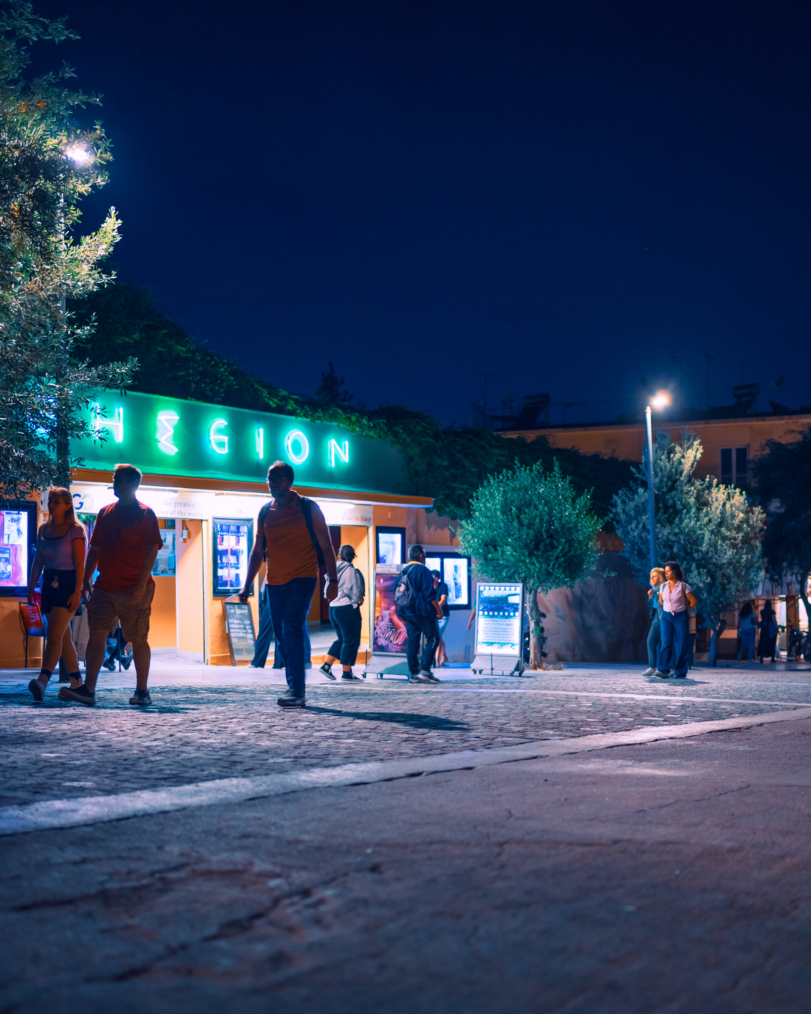 Movie night in Thiseio!
