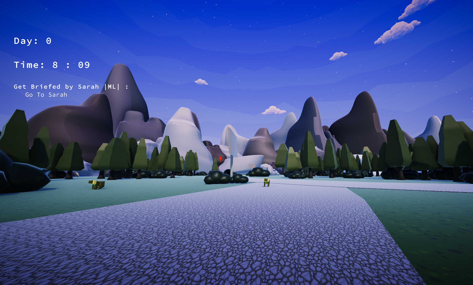 Frogs, fireflies, foxes, and other animals can be found throughout the game.