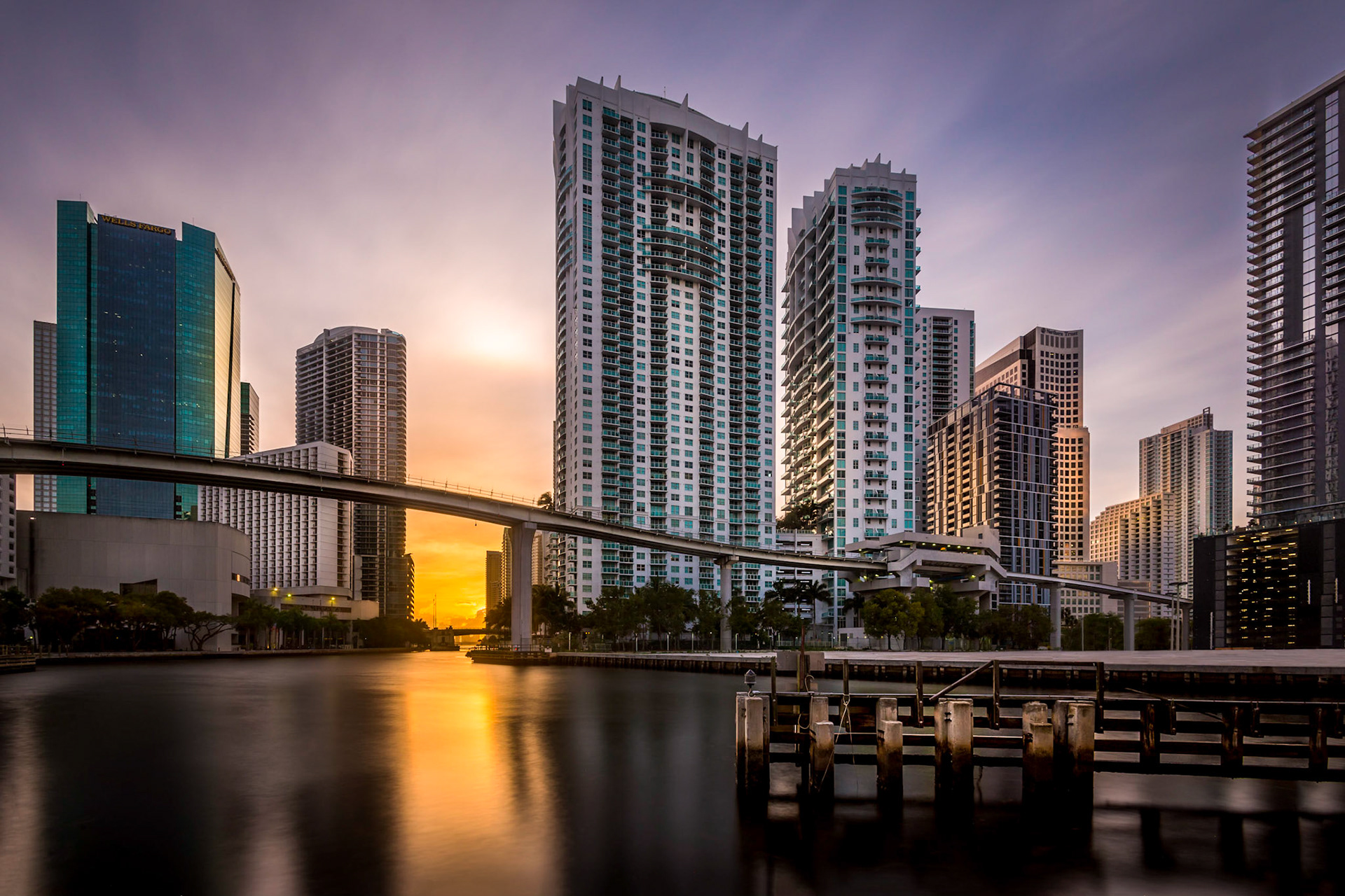A morning on Miami river - Florida, March 2016
