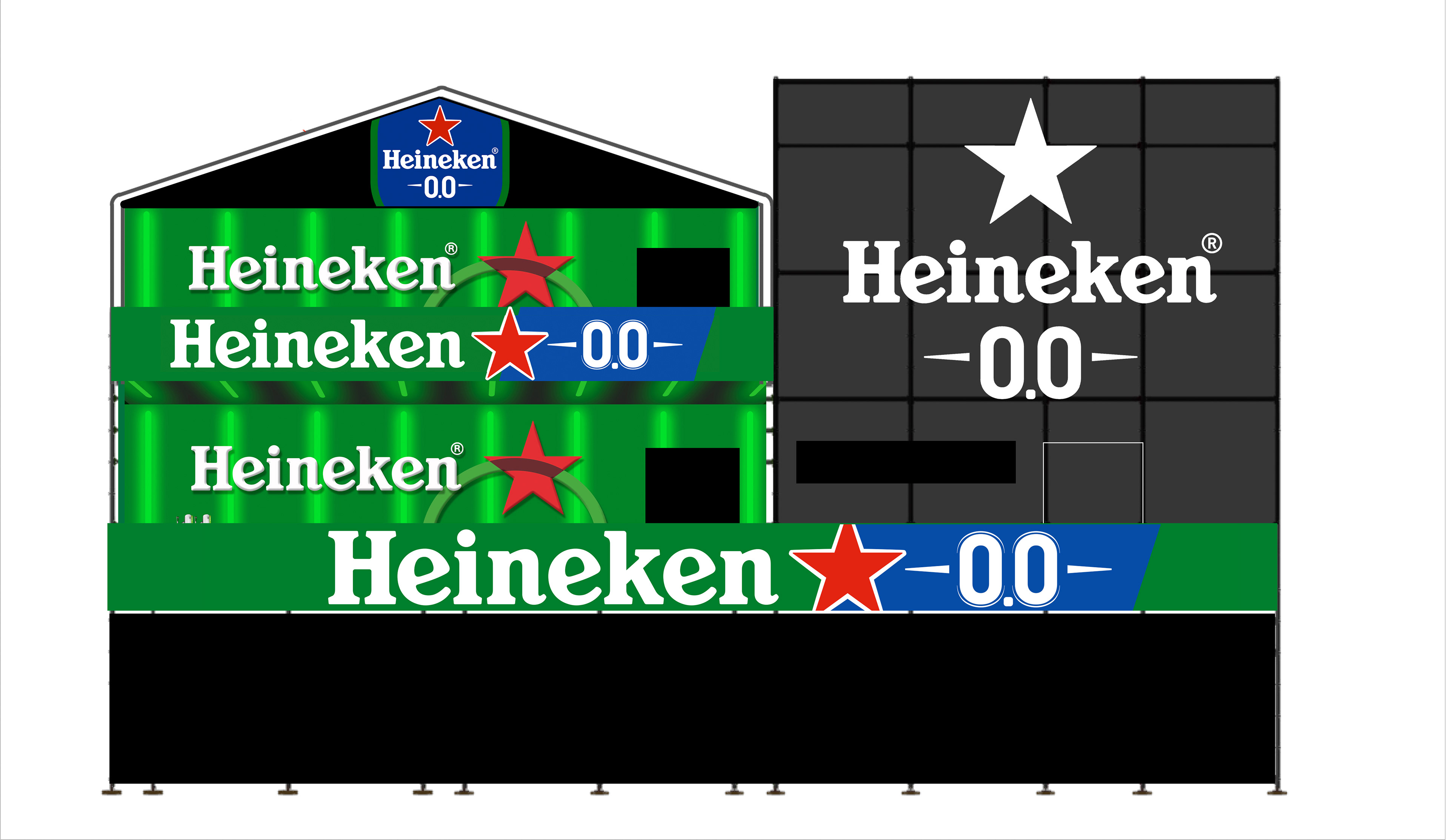 Heineken House design mockup