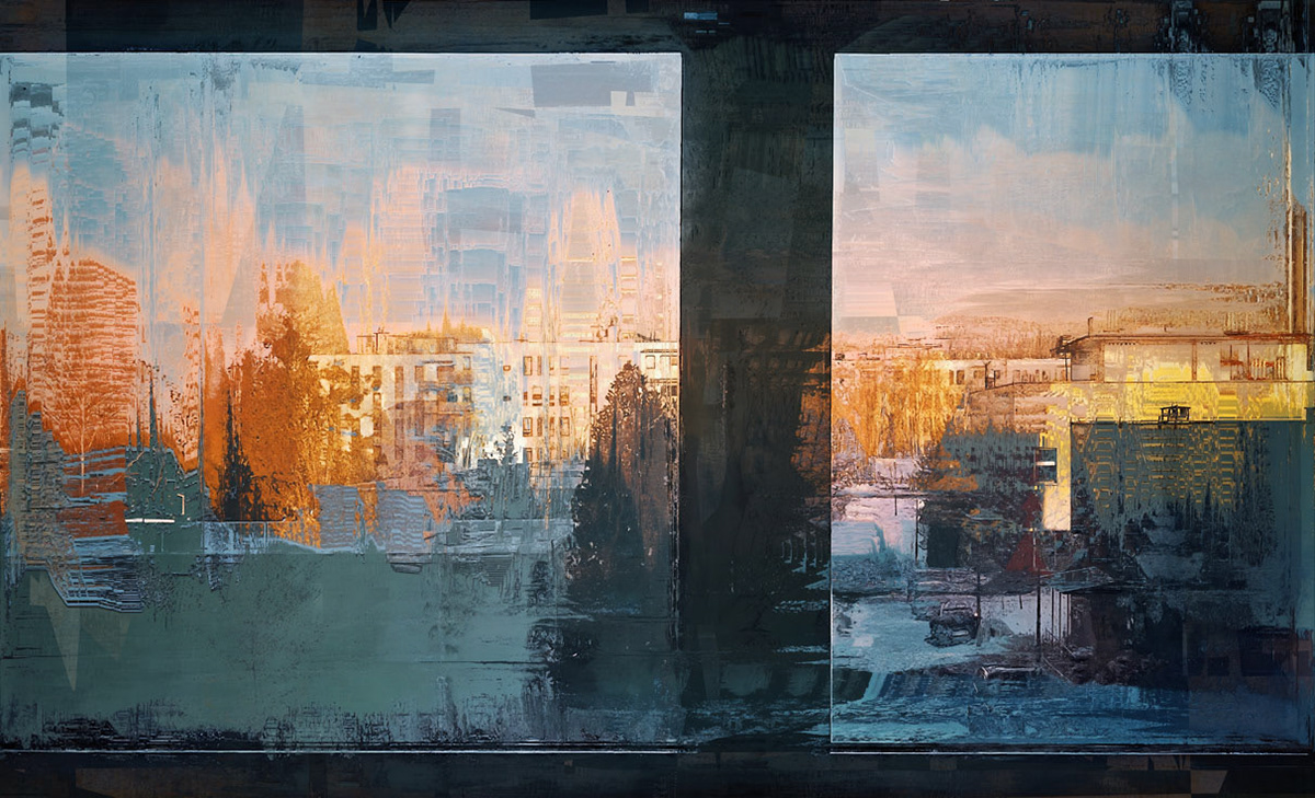 View Through The Window In The Hospital After Surgery