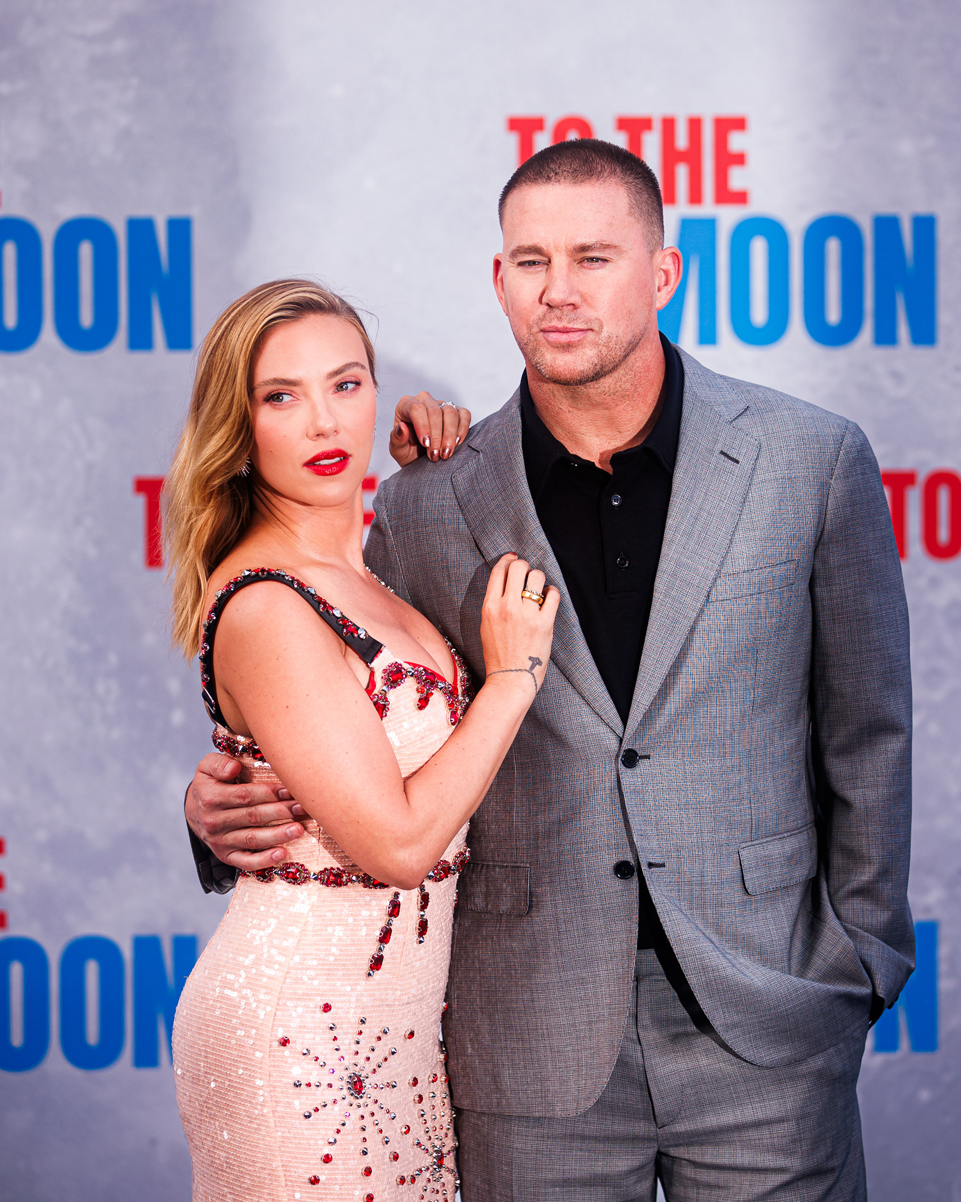 SCARLETTE JOHANSSON & CHANNING TATUM I TO THE MOON PREMIERE
