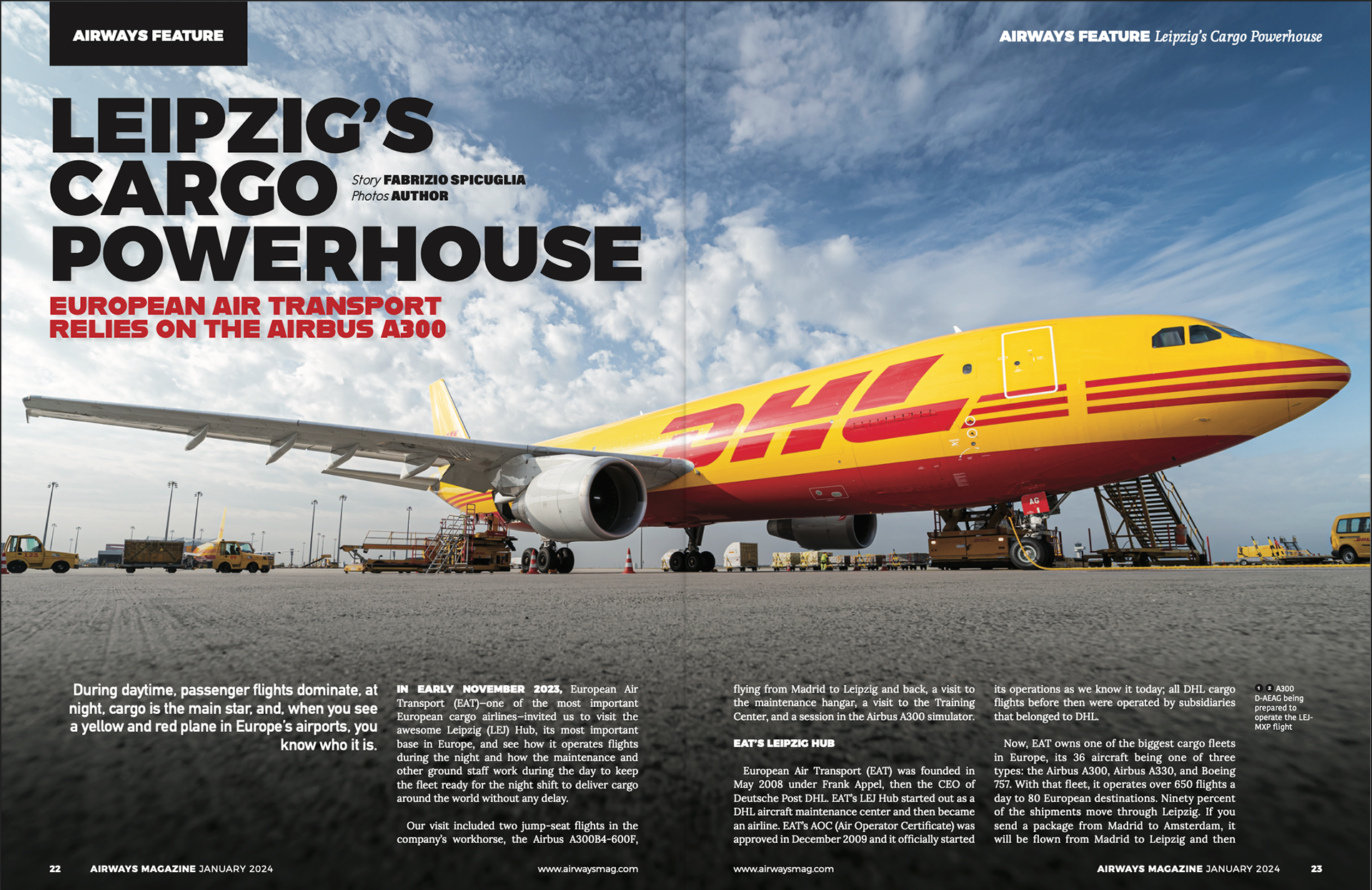 Airways Magazine January 2024 issue European Air Transport