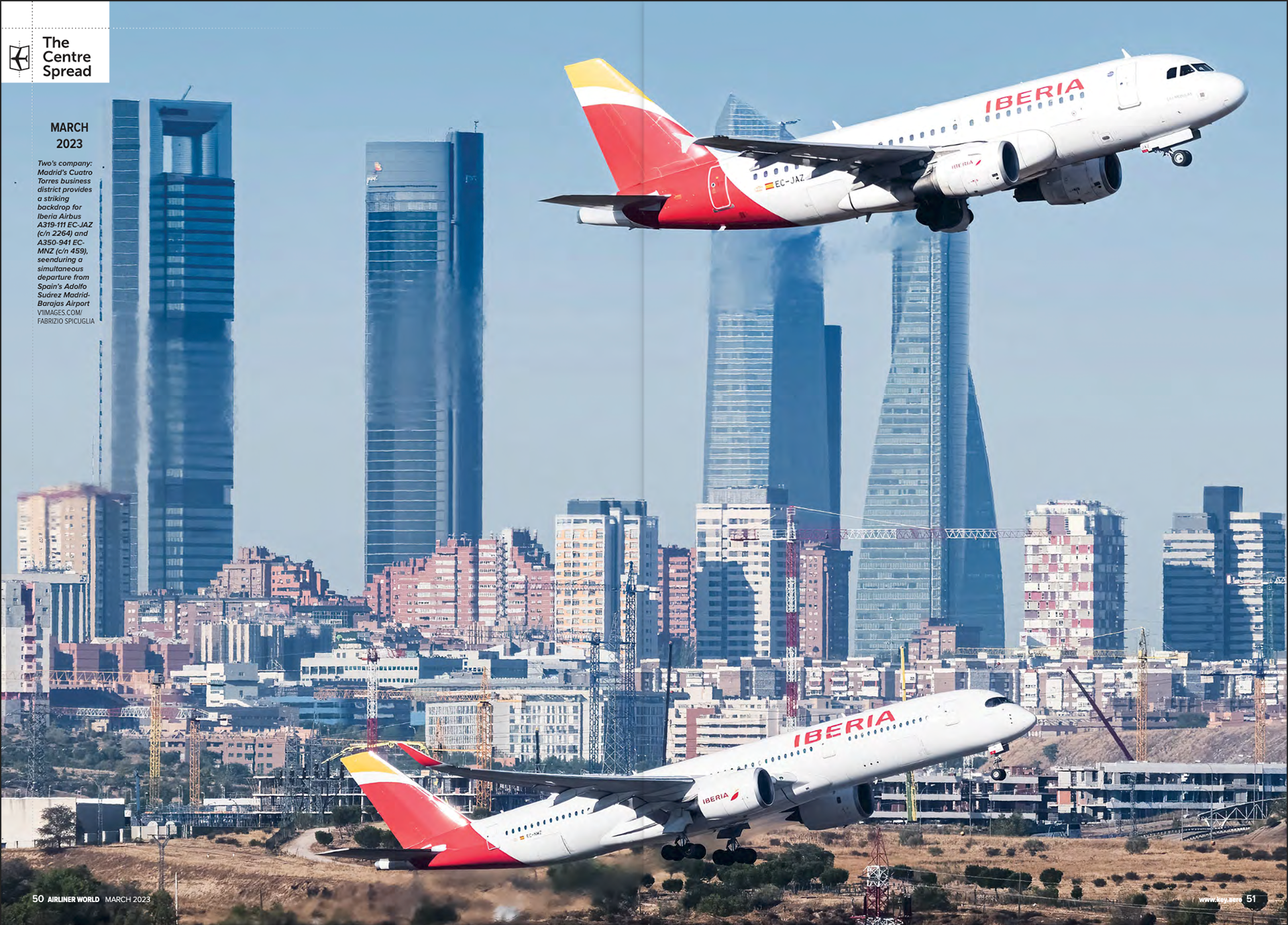 The Centre Spread - Airliner World - March 2023