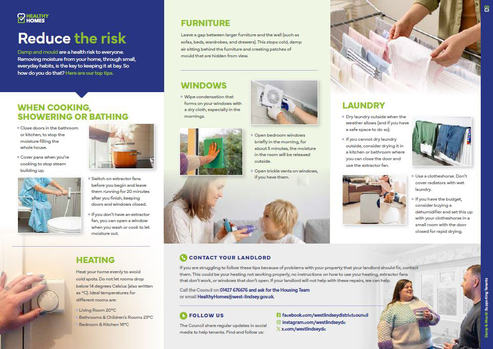 Advice leaflet for tenants