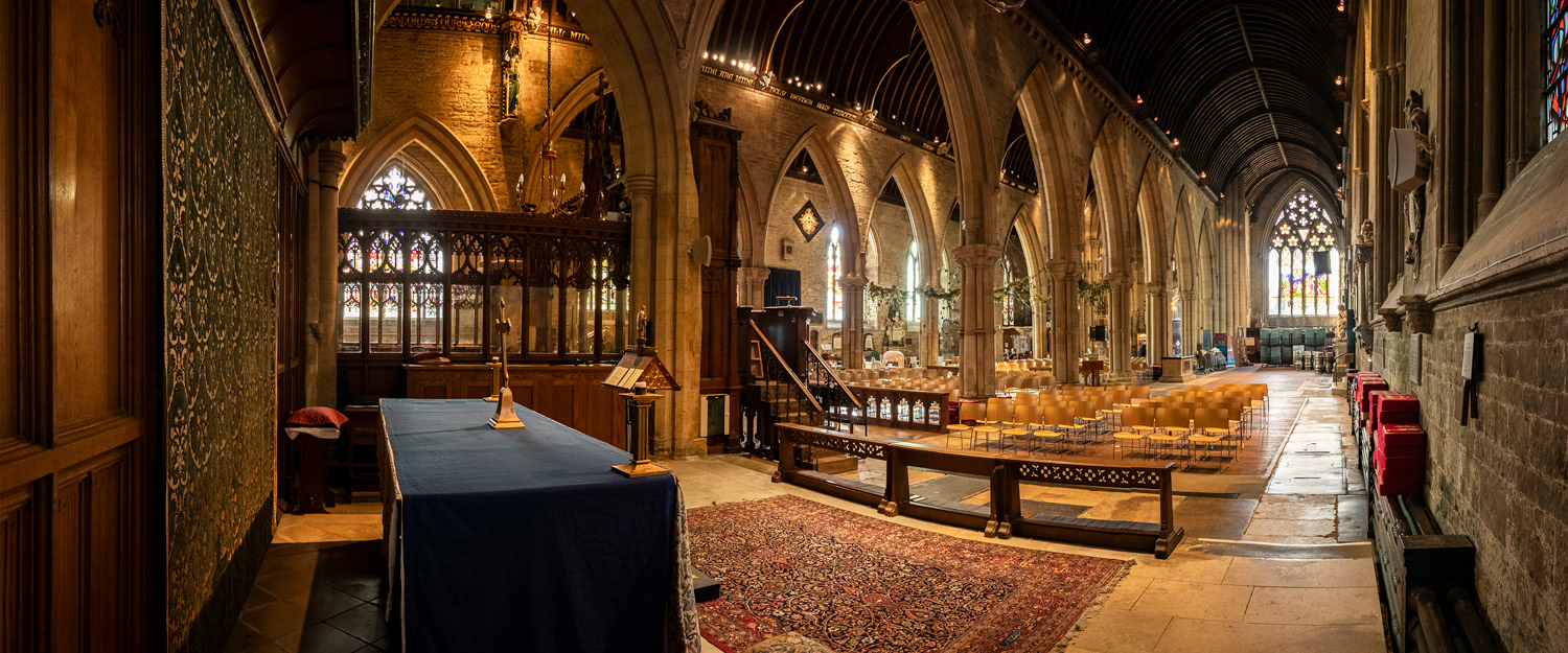 St Wulfrum Church Interior by Ashley Taylor