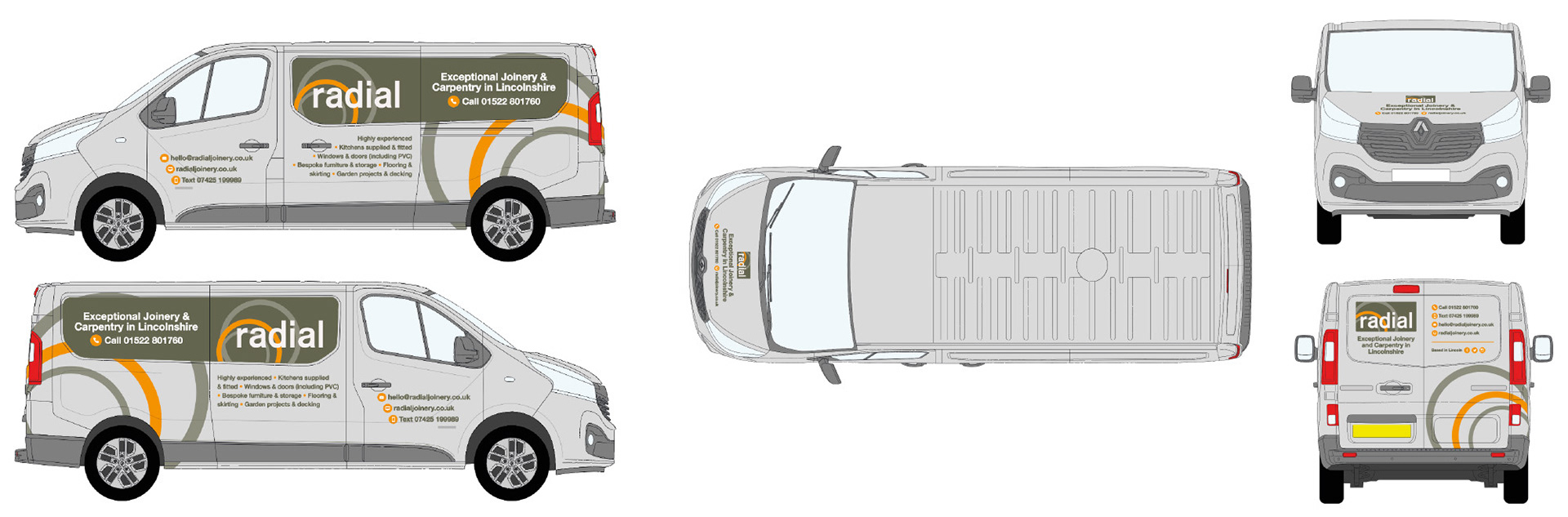 Joinery Service Van Livery