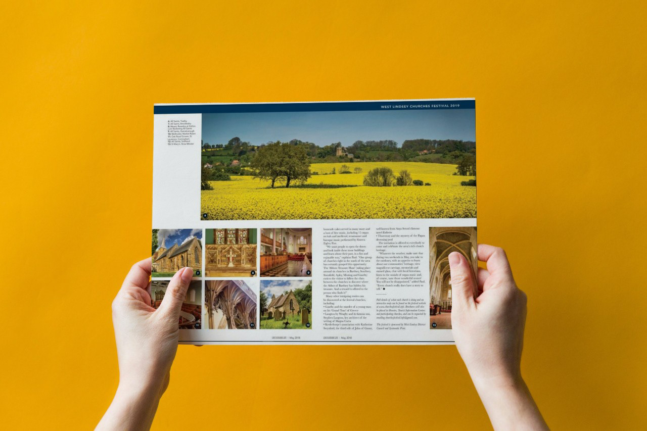 Lincolnshire Life Double Page Spread