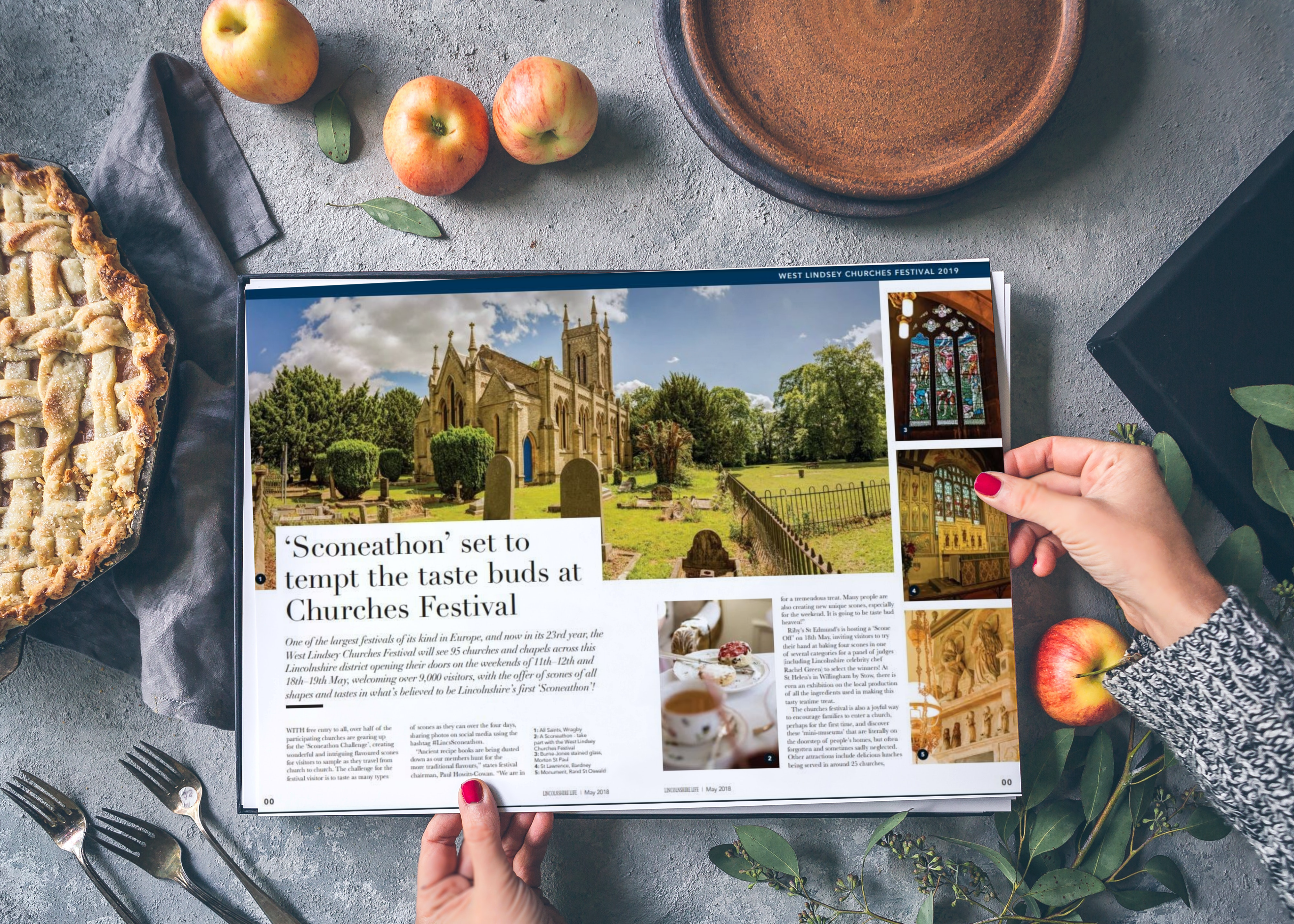 Lincolnshire Life Double Page Spread