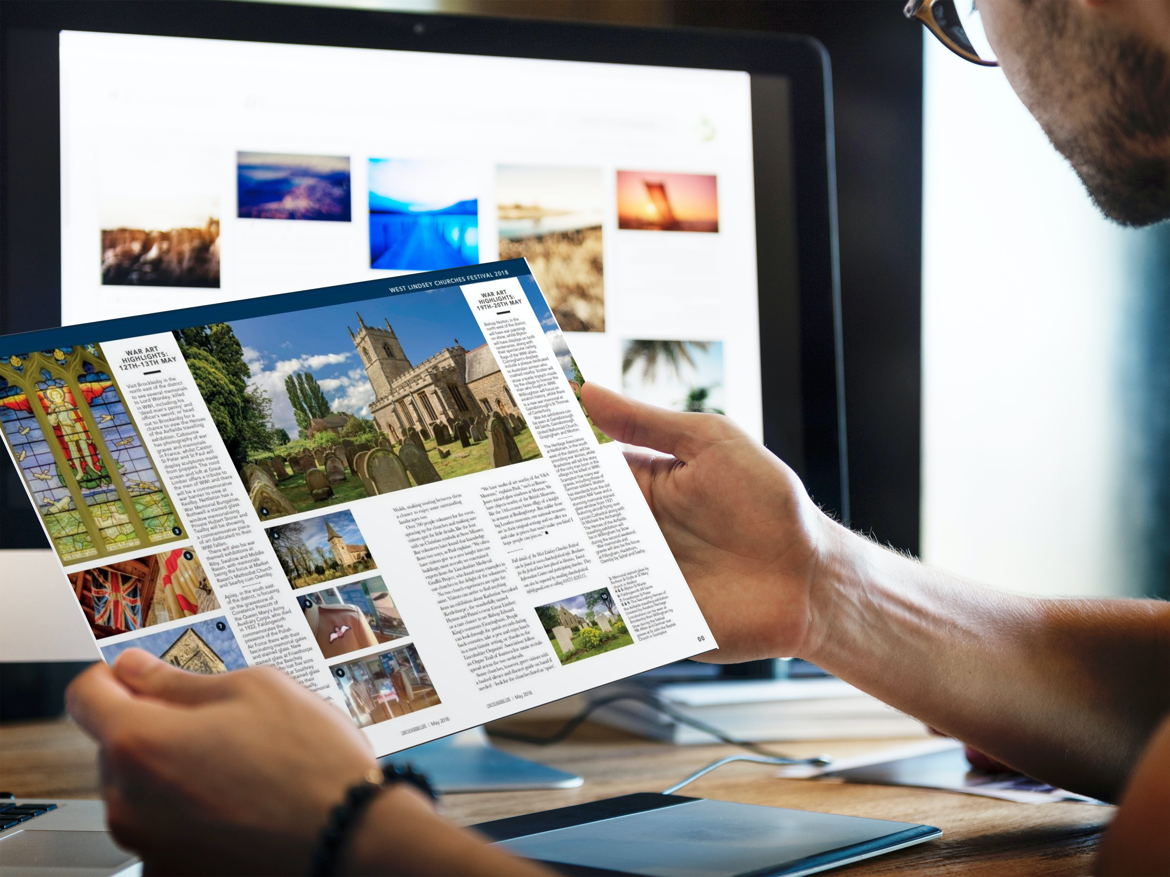 Lincolnshire Life Double Page Spread