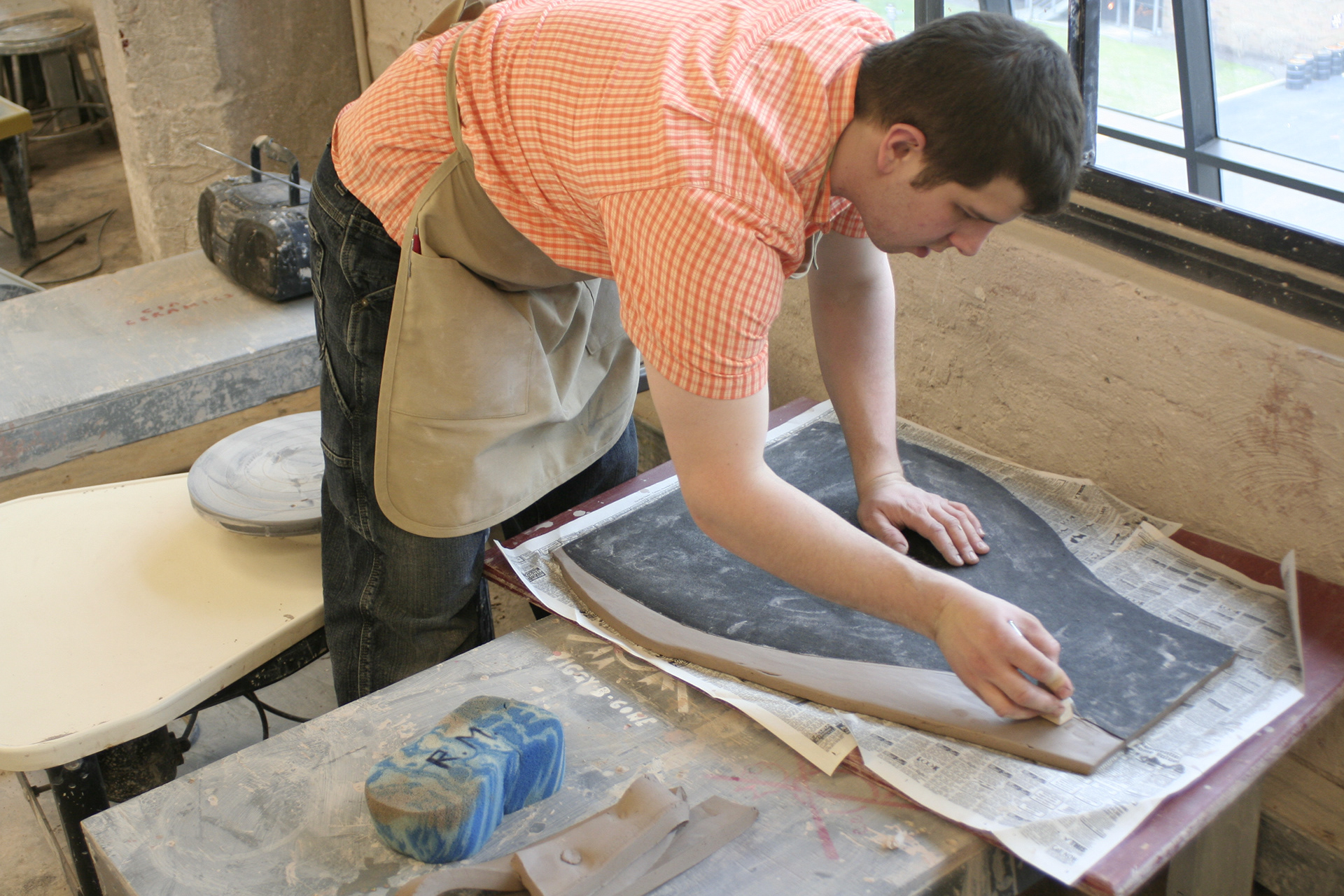 80lbs of Raw Clay Formed By the Sheet Method