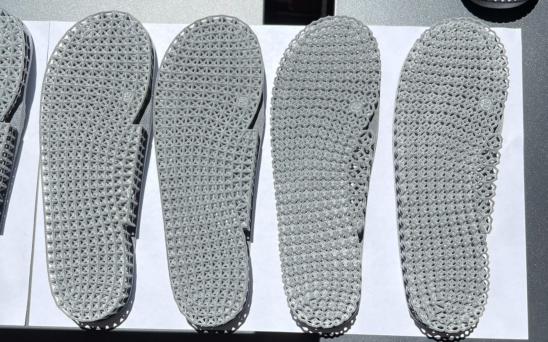 RECOVERY SLIDE LATTICE FOOTBED CUSHION INSERTS