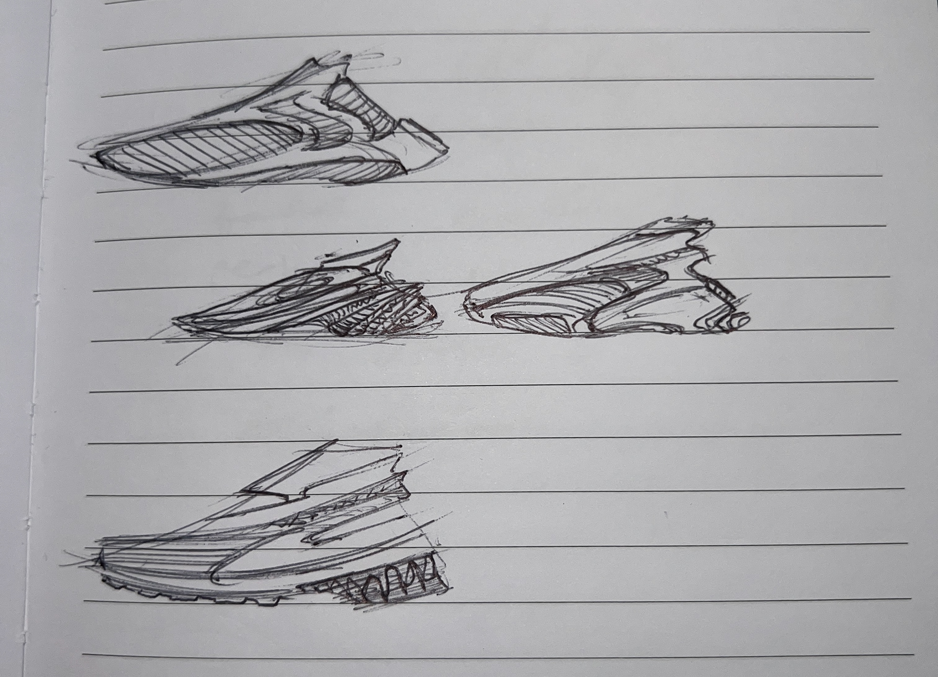 NOTEBOOK SKETCH - MILAN FUTURISTIC RNR CONCEPT