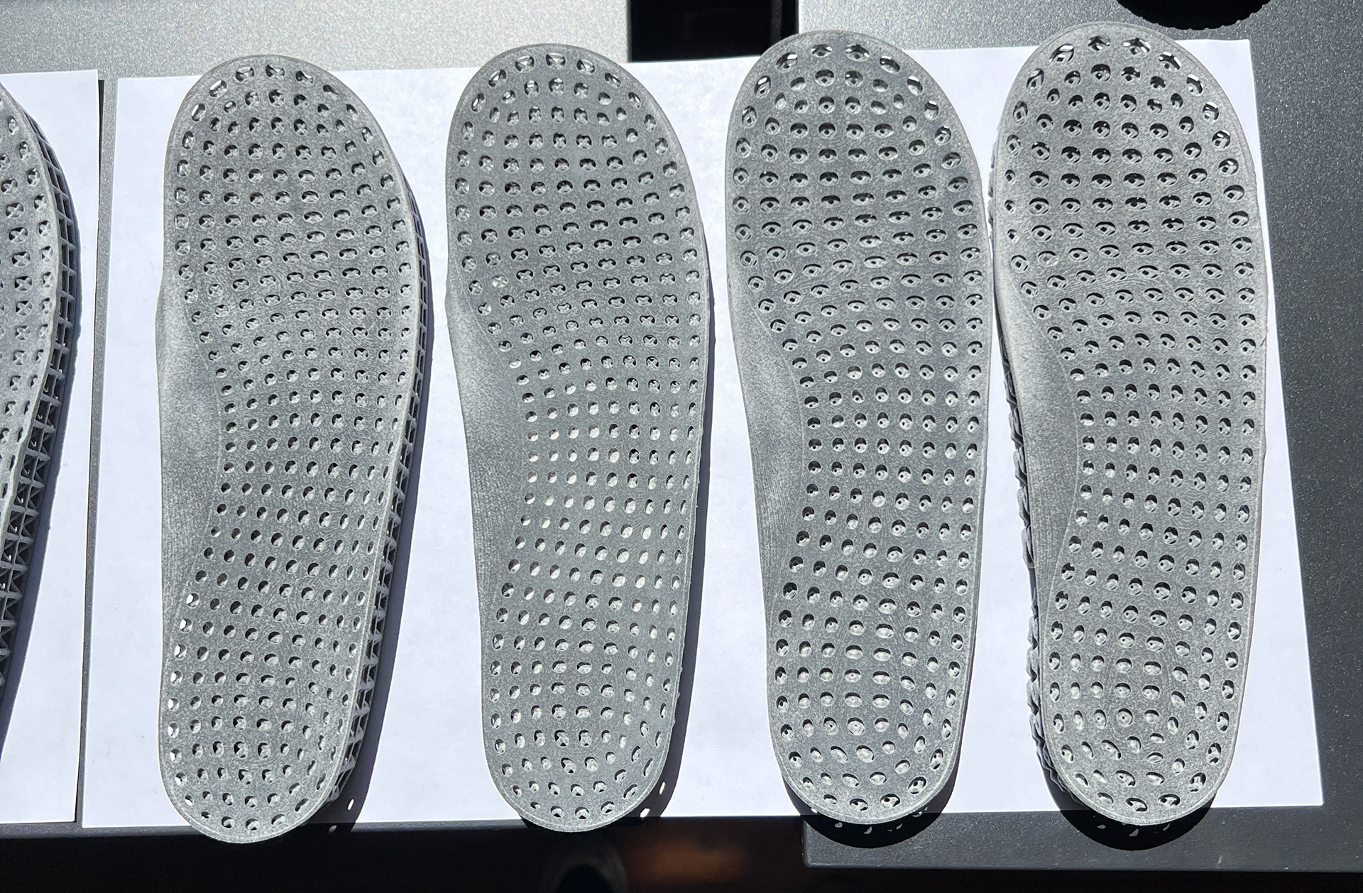 RECOVERY SLIDE LATTICE FOOTBED CUSHION INSERTS