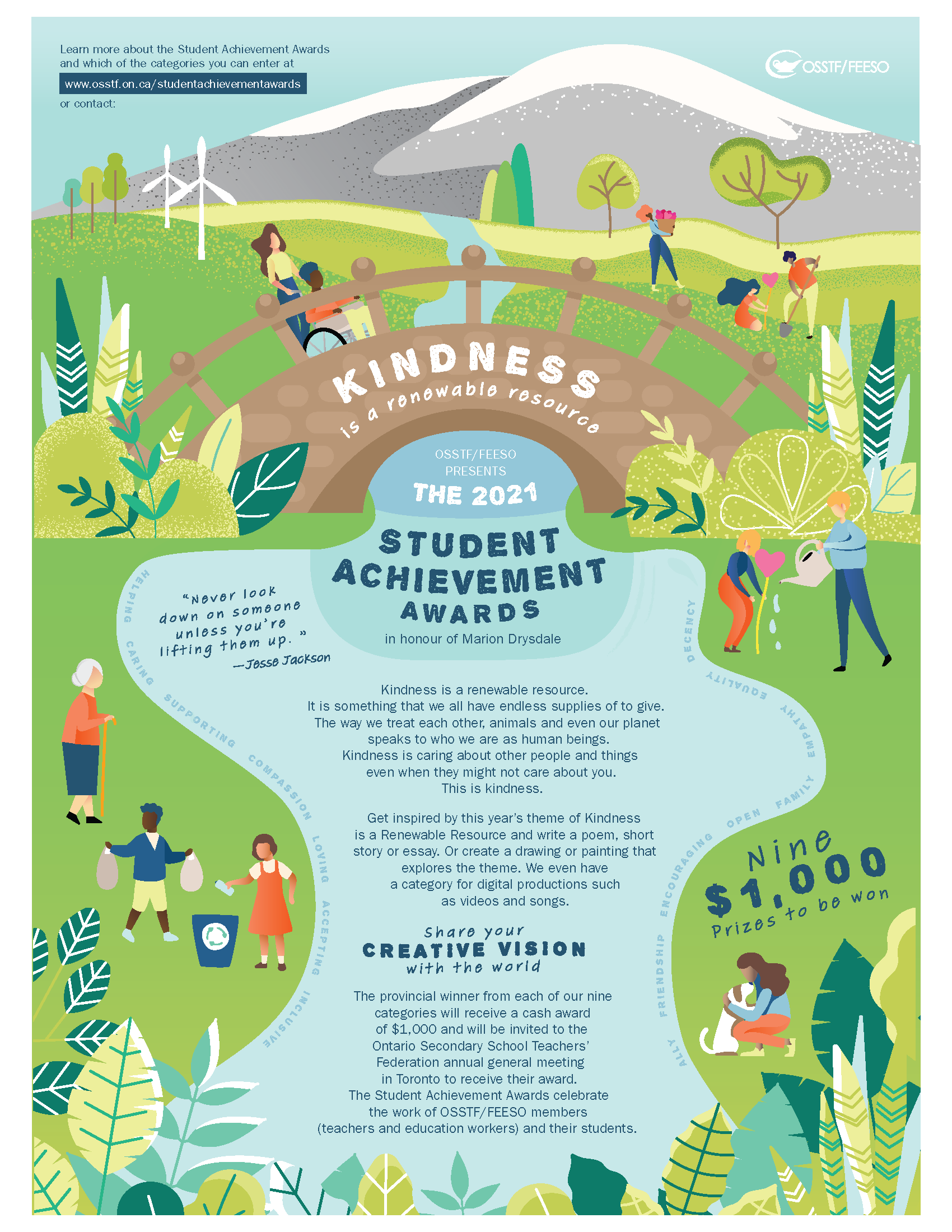 "Kindness is a renewable resource"—2021 Student Achievement Awards